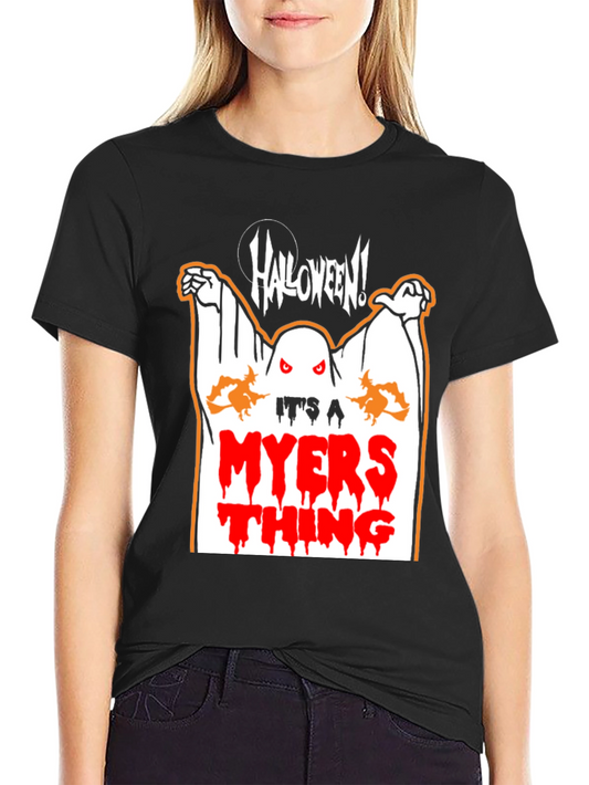 Halloween Myers Thing Graphic T-Shirt