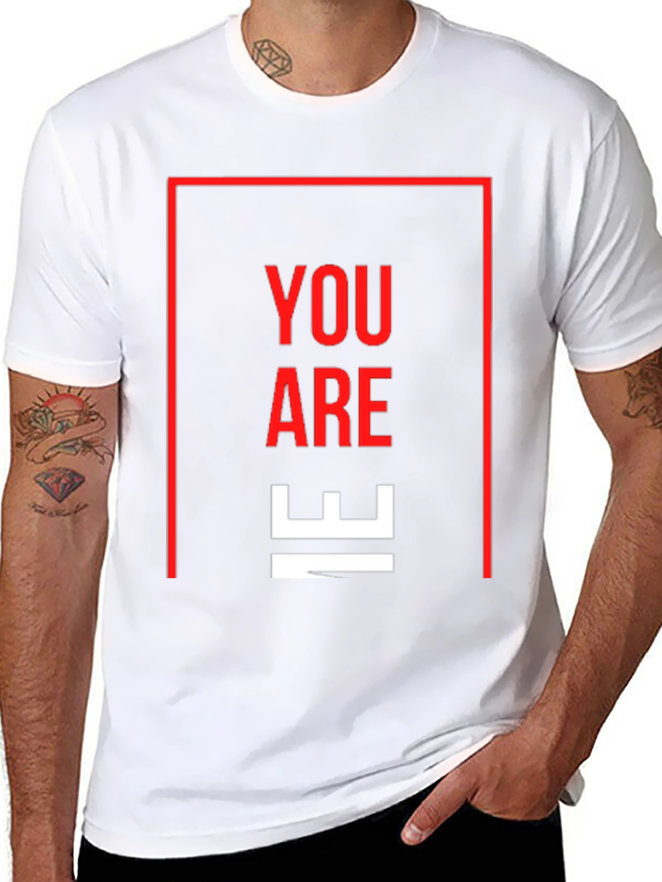 You Are IE T-Shirt - Modern Graphic Tee