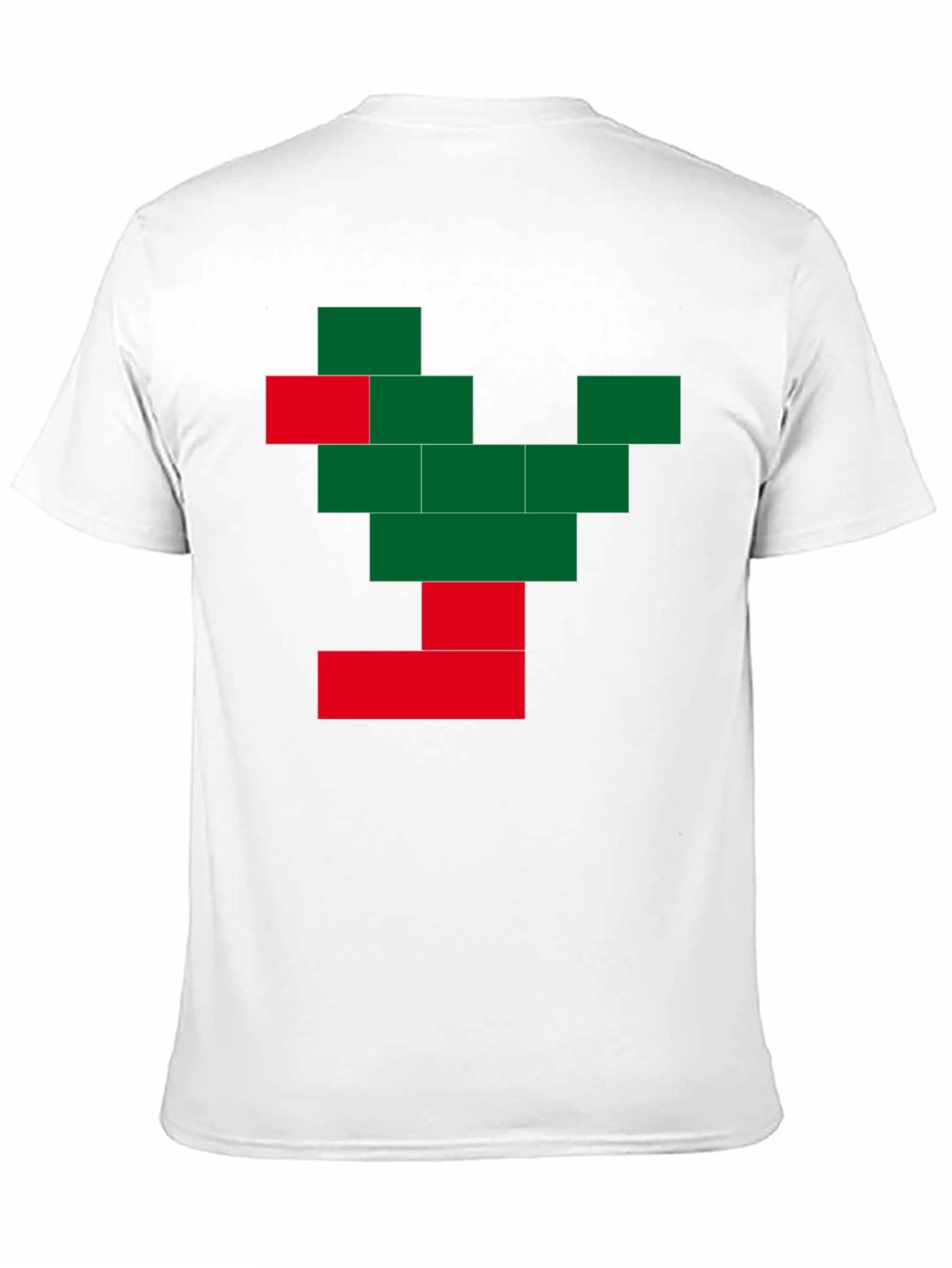 Pixel Tree Graphic Black T-Shirt