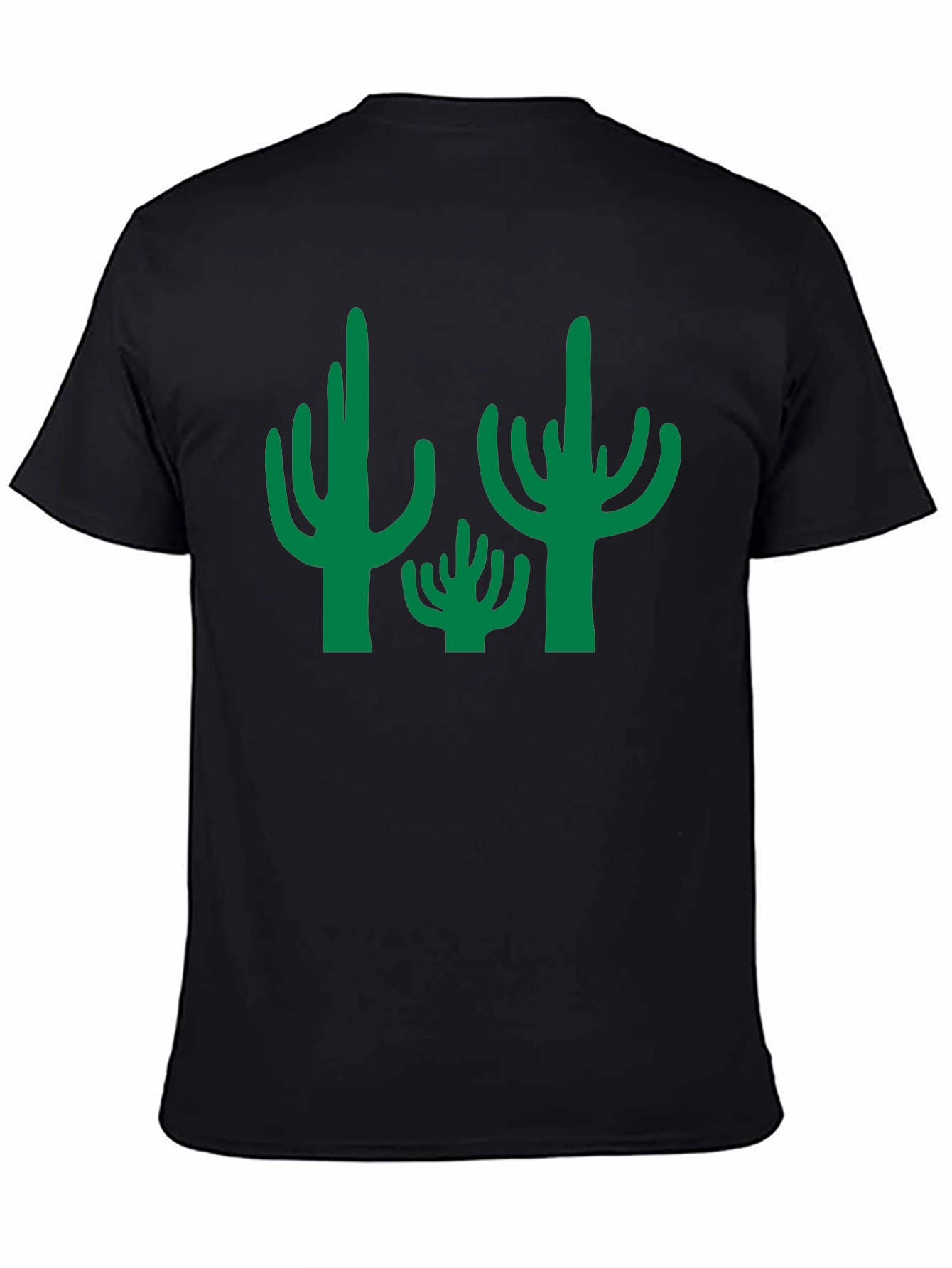 Cactus Graphic Tee - Desert Style Black T-Shirt