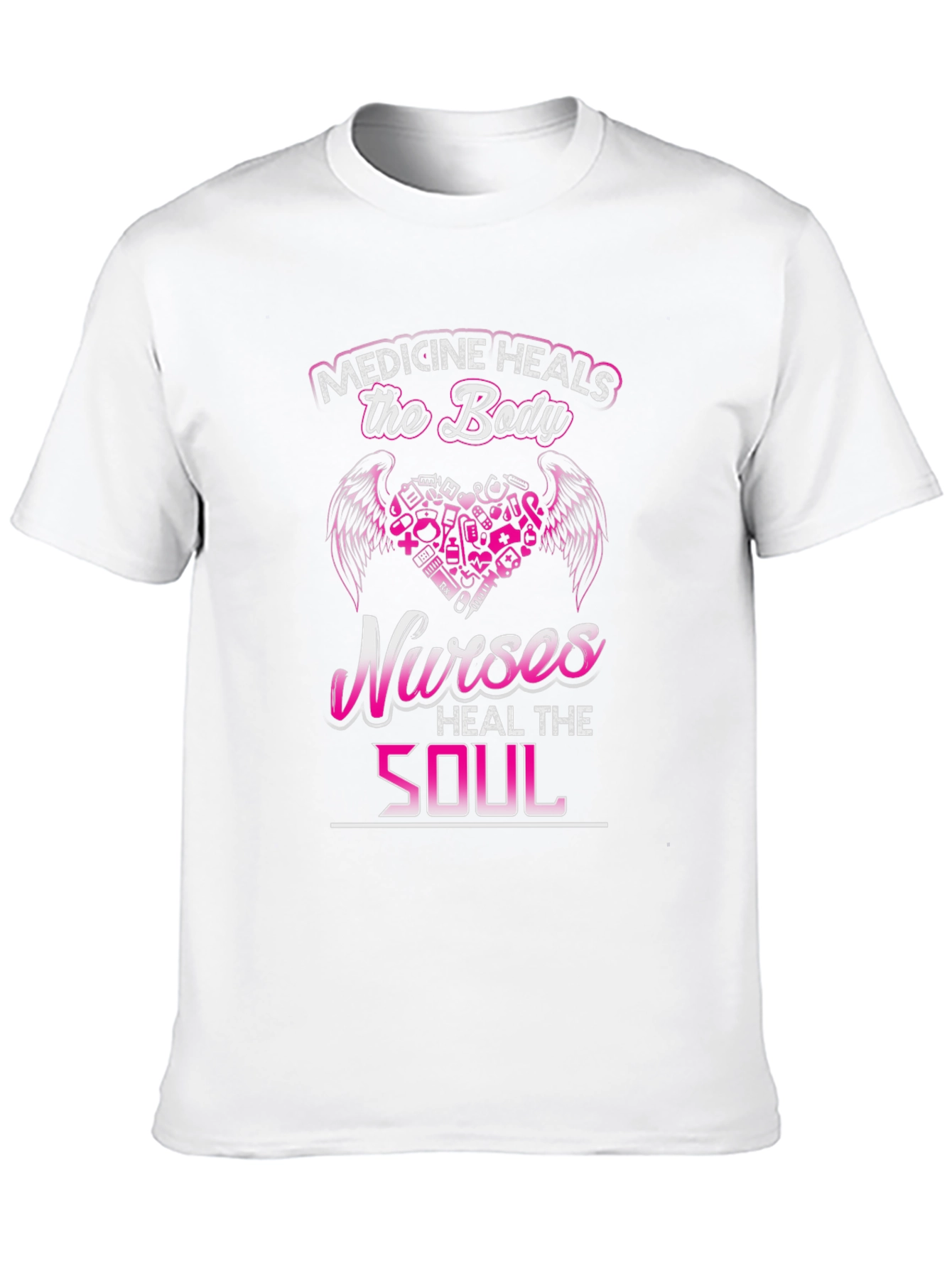Nurses Heal the Soul Graphic T-Shirt