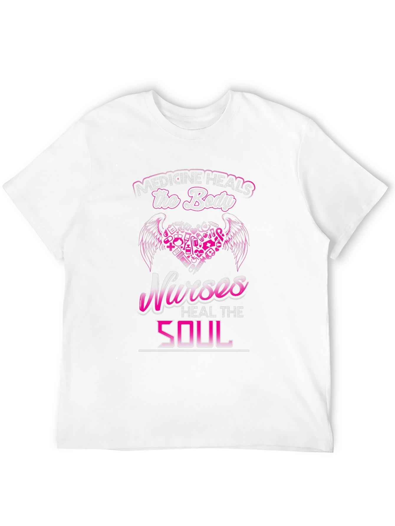 Nurses Heal the Soul Graphic T-Shirt