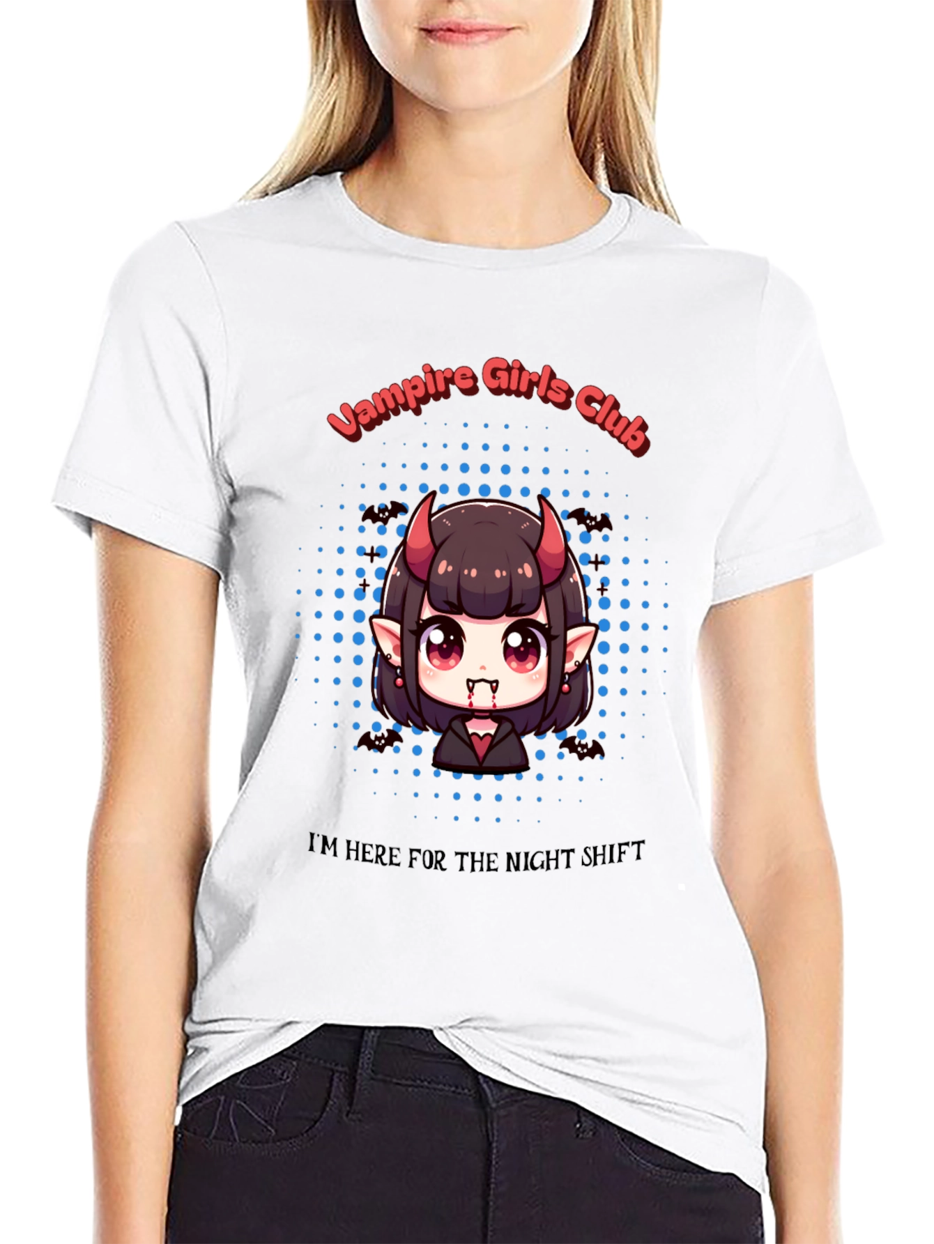 Vampire Girls Club Night Shift T-Shirt