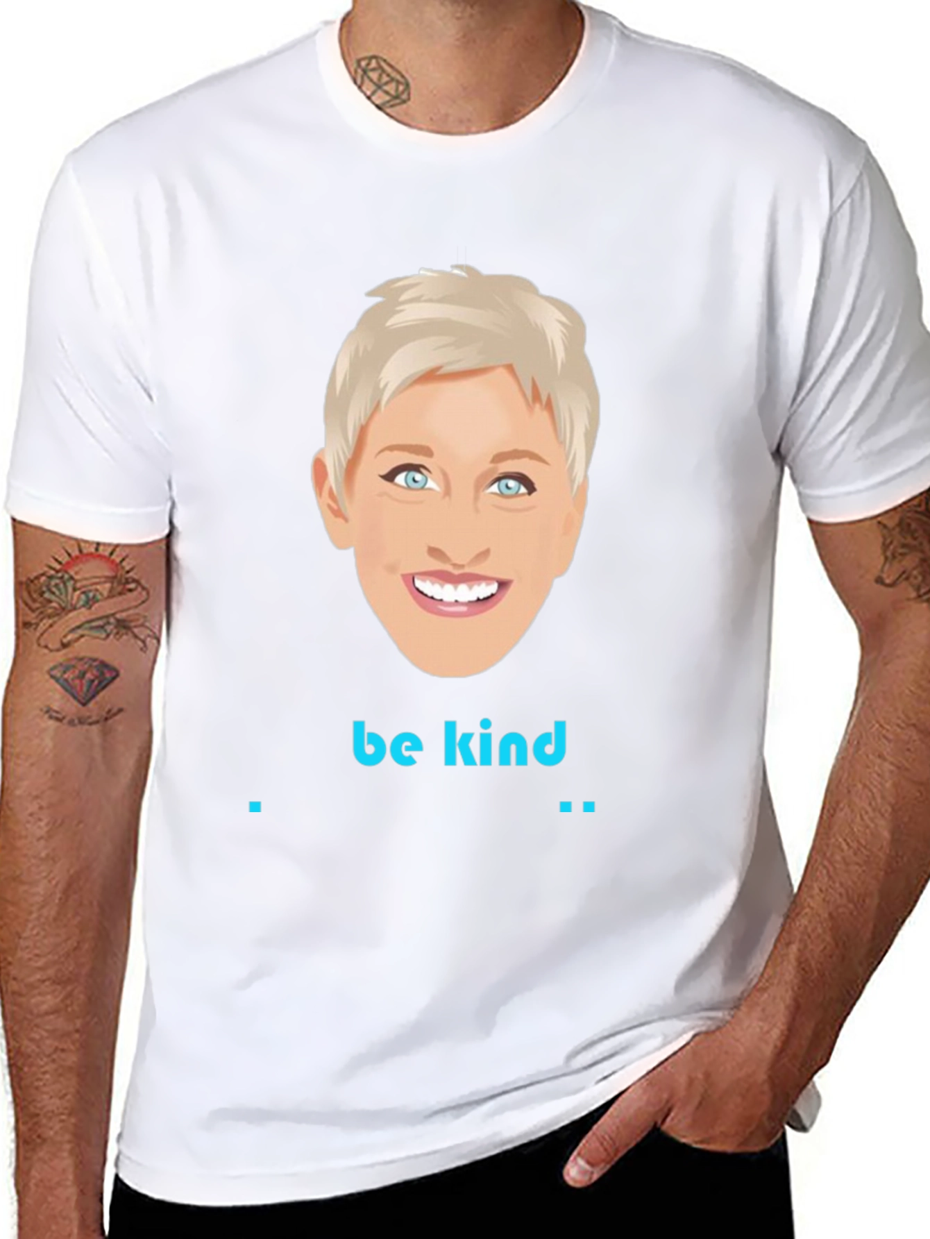 Ellen DeGeneres Be Kind Graphic Tee - Black