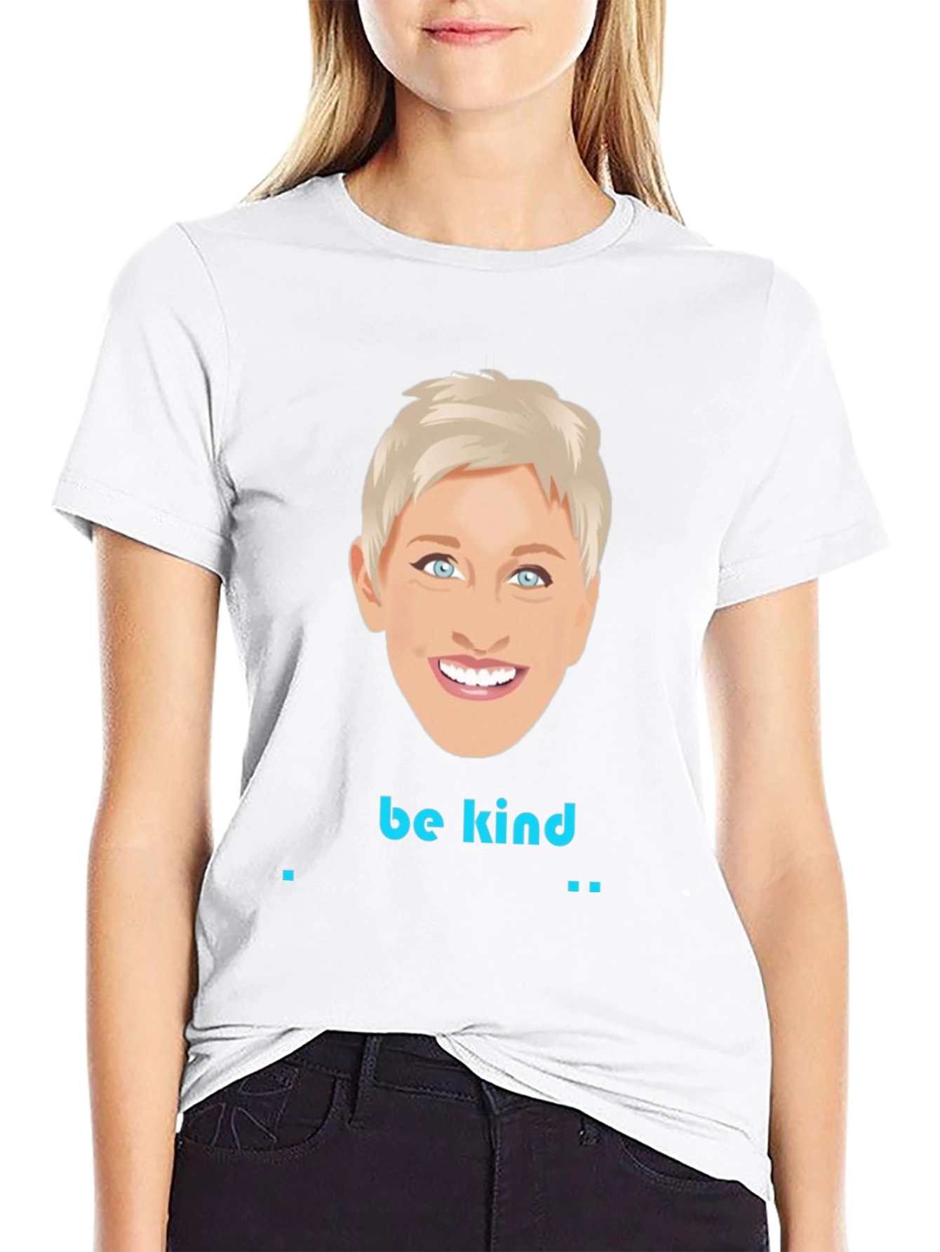 Ellen DeGeneres Be Kind Graphic Tee - Black
