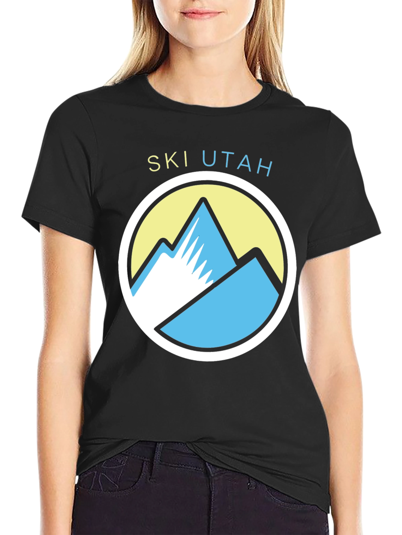 Ski Utah Graphic Tee - Mountain Design