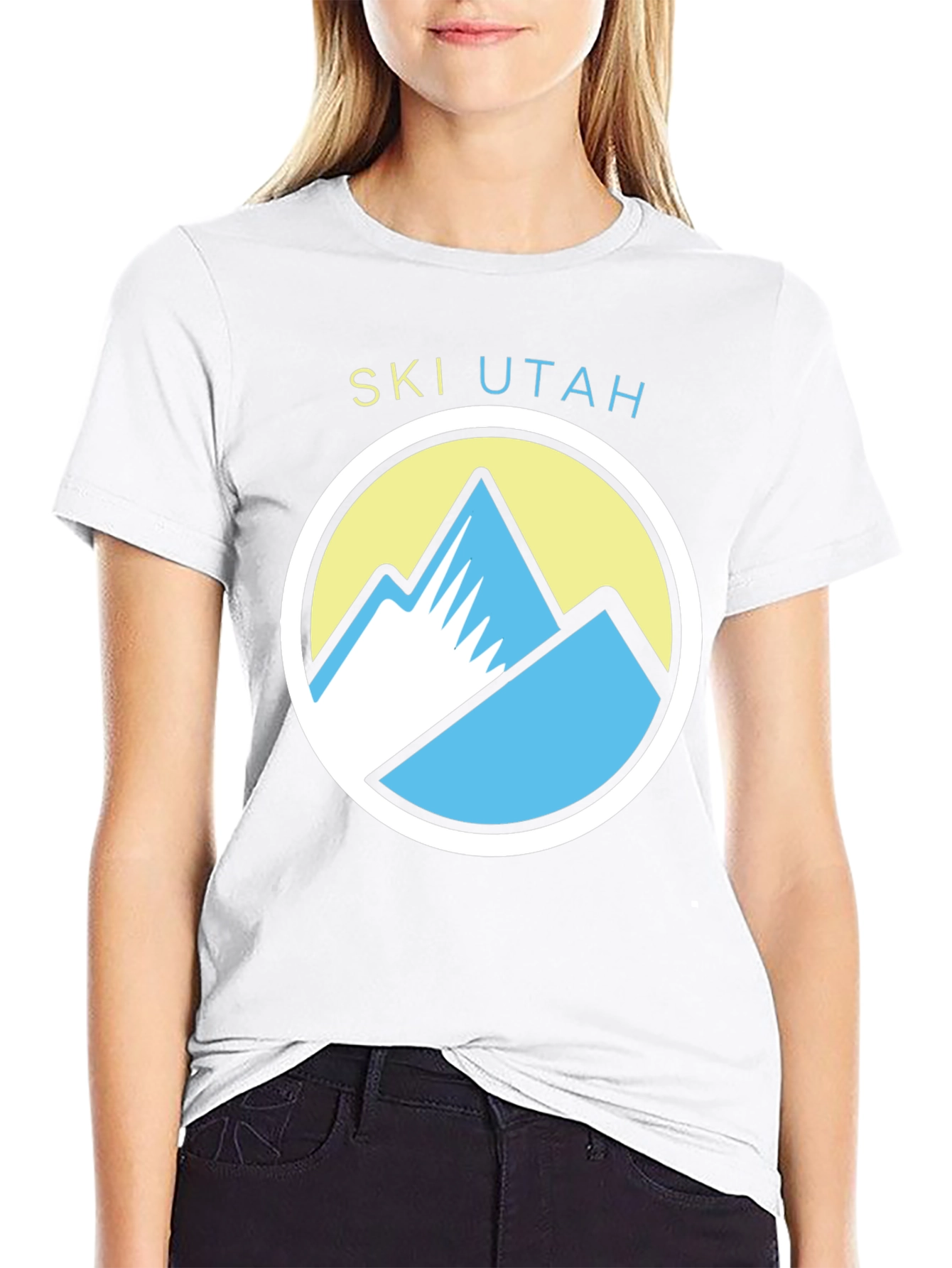 Ski Utah Graphic Tee - Mountain Design