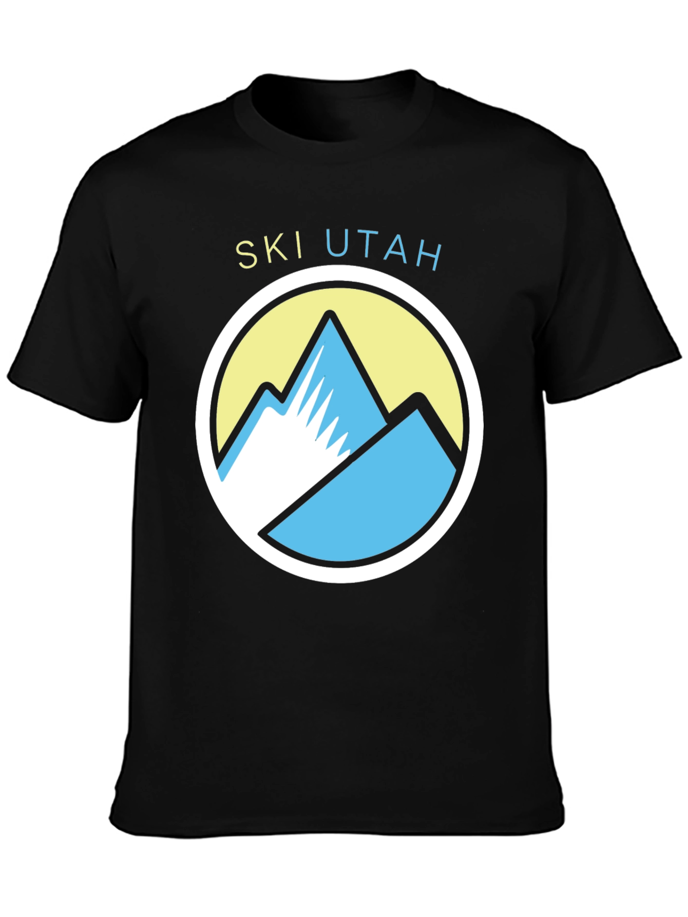 Ski Utah Graphic Tee - Mountain Design