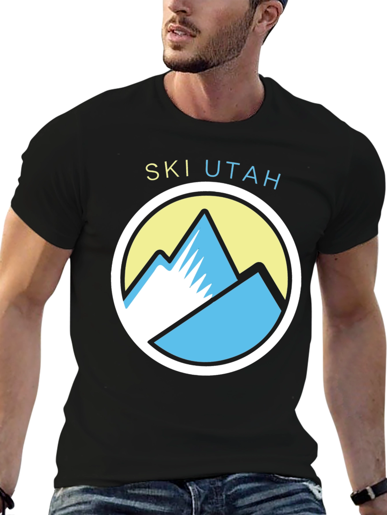 Ski Utah Graphic Tee - Mountain Design