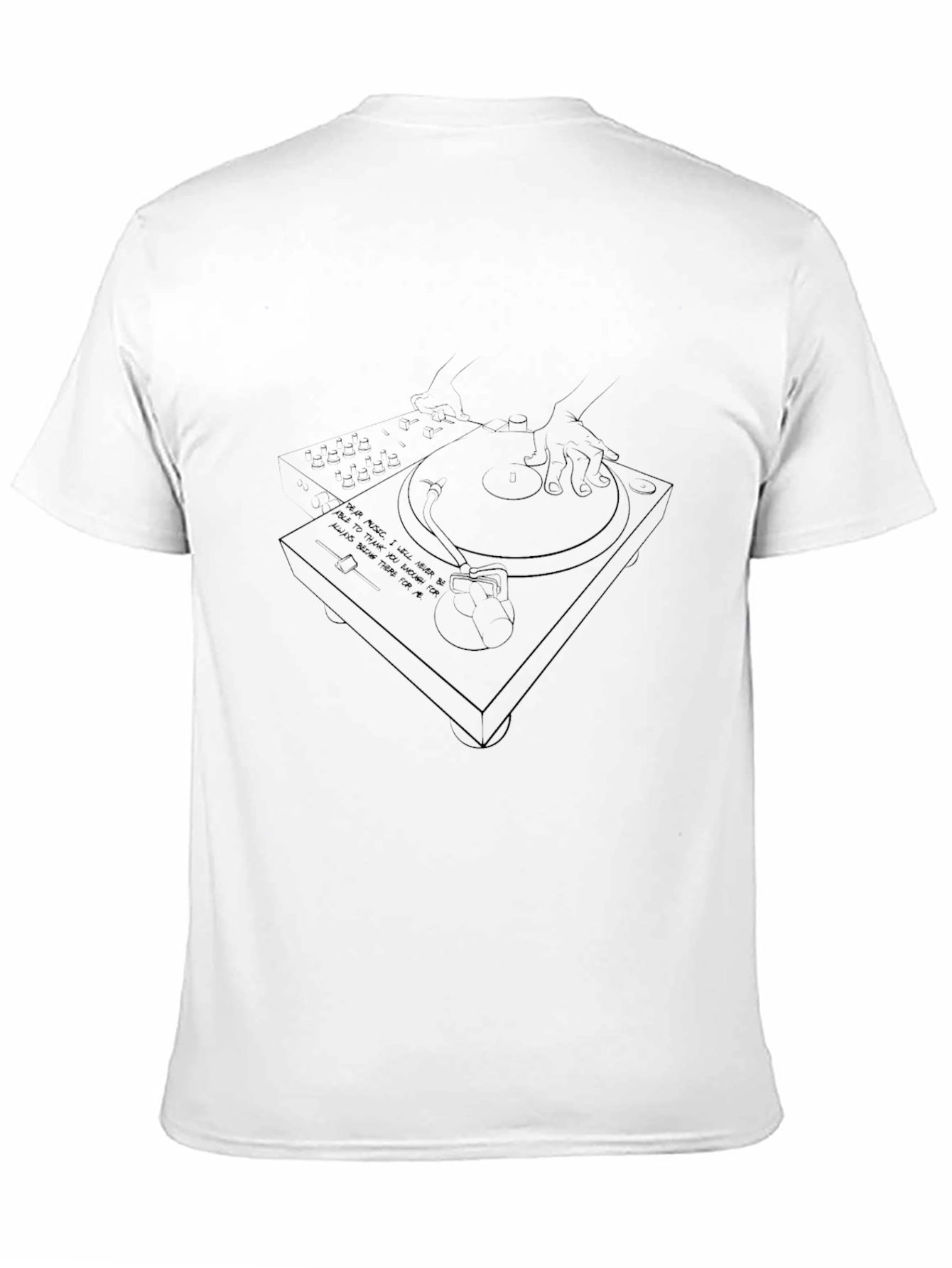 DJ Turntable T-Shirt - Music Lover Tee