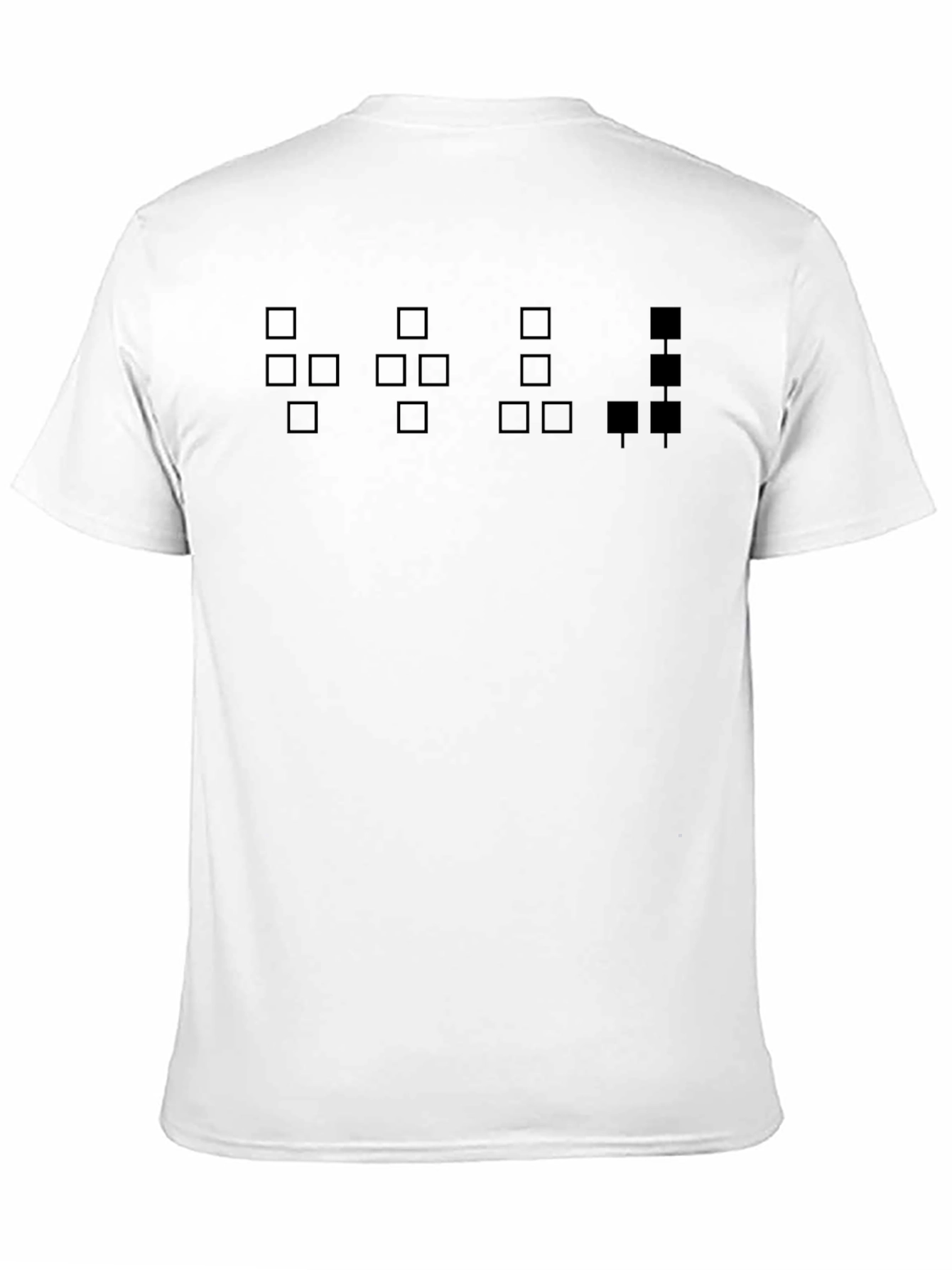 Geometric Design Mens T-Shirt - Black