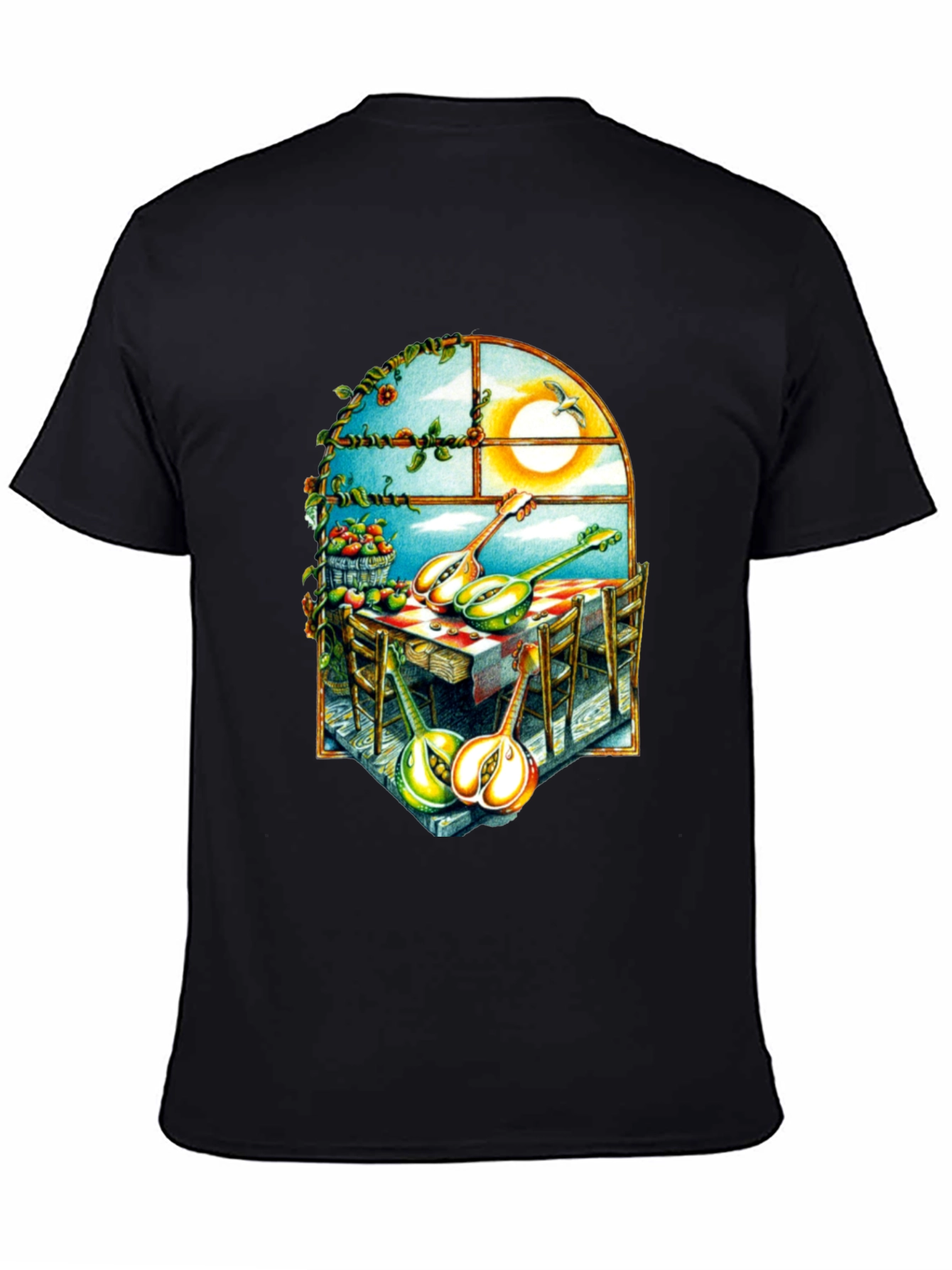 Surreal Fruit & Music T-Shirt