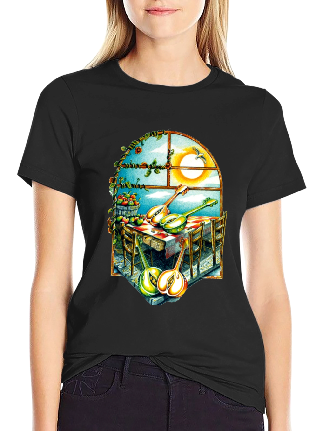 Surreal Fruit & Music T-Shirt