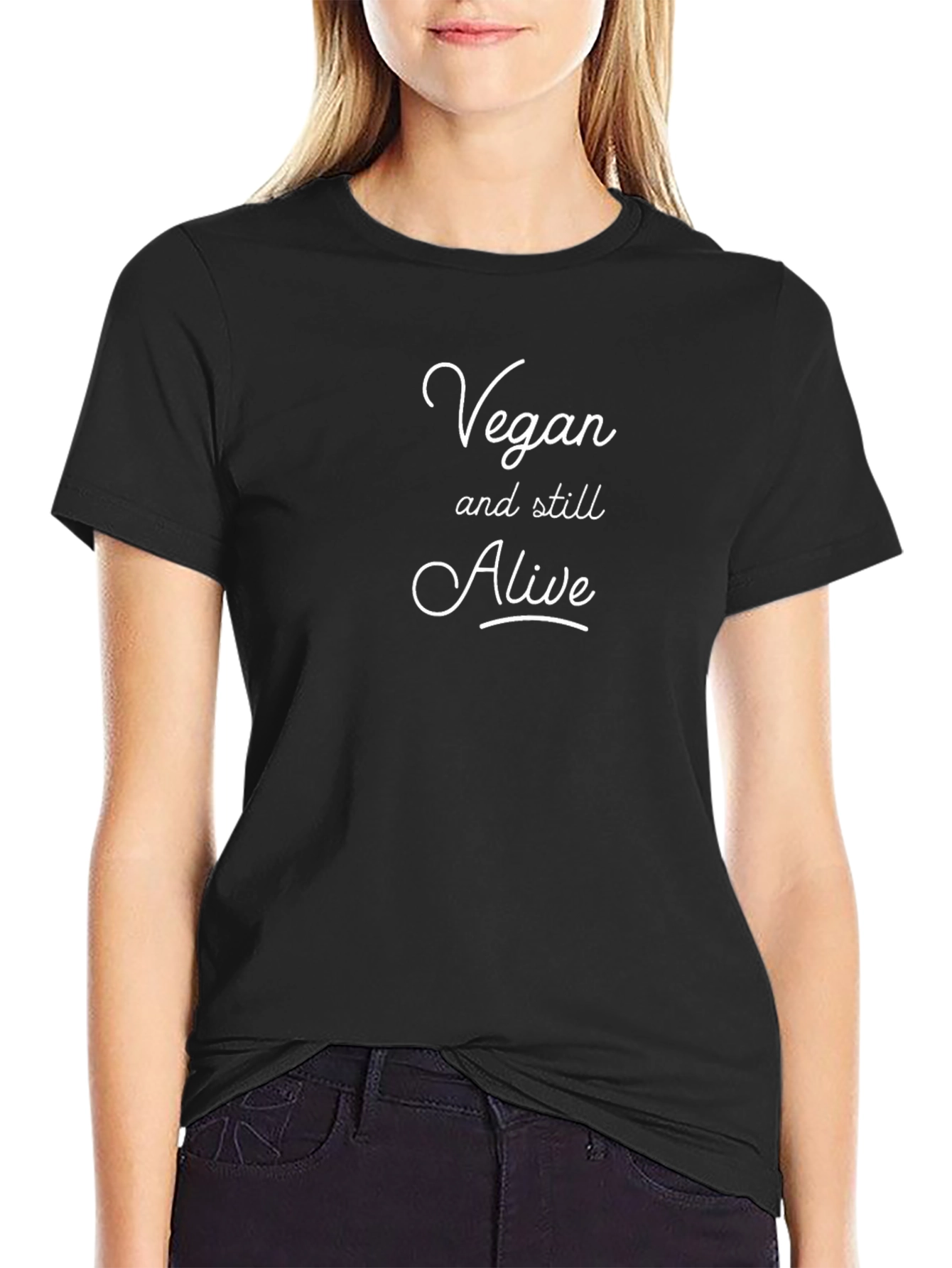 Vegan and Still Alive Graphic Tee