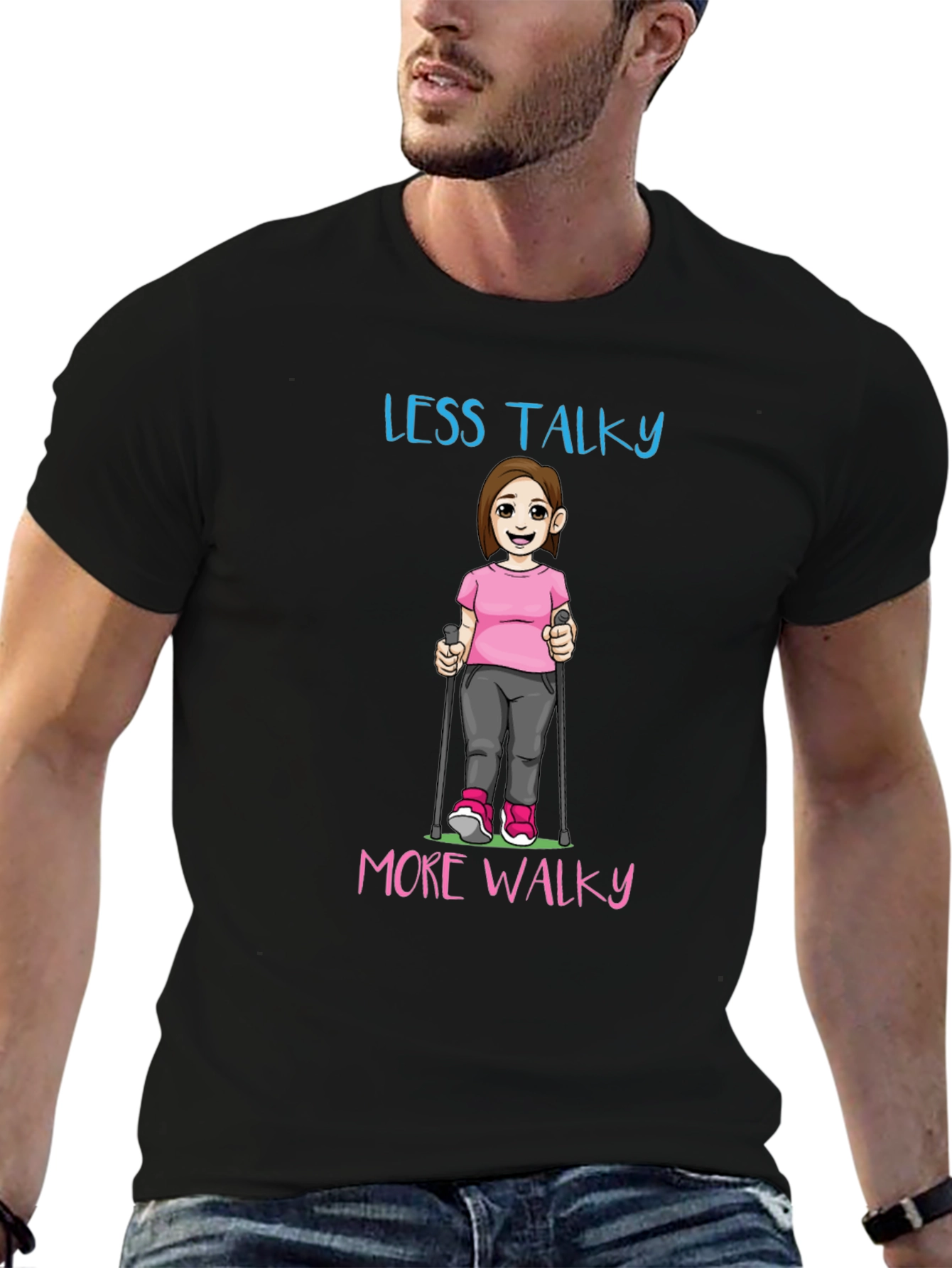 Less Talky More Walky Graphic Tee