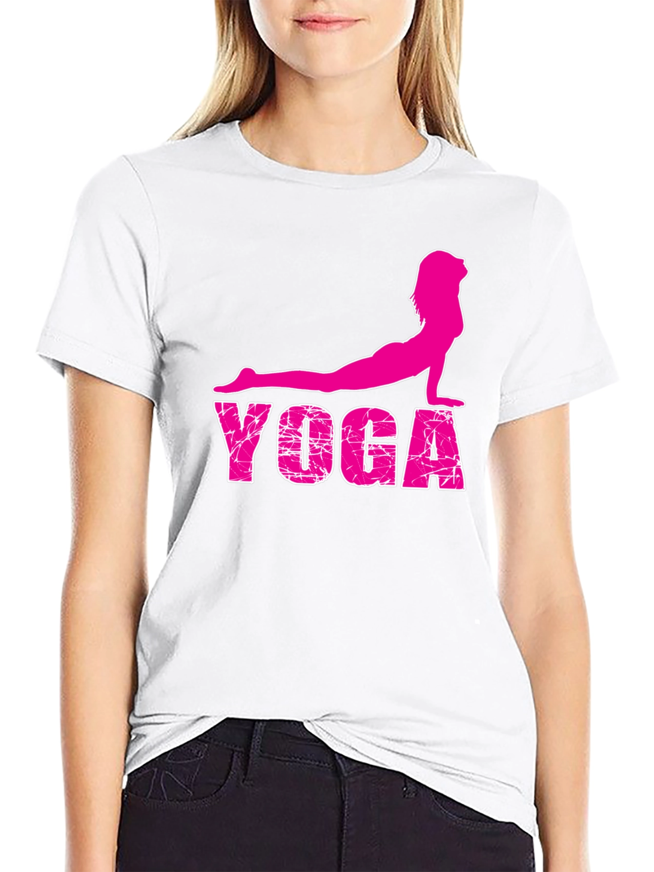 Yoga Graphic Tee - Black