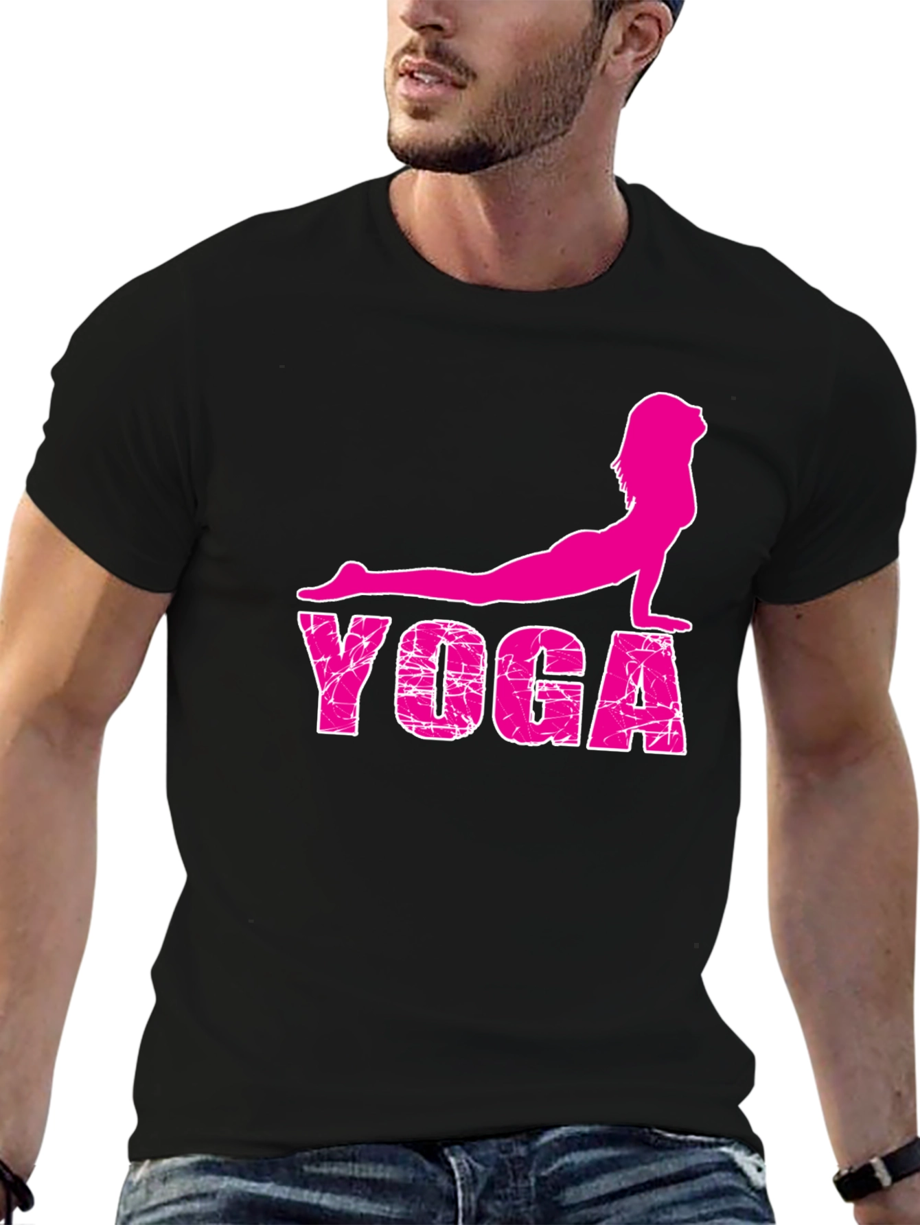Yoga Graphic Tee - Black