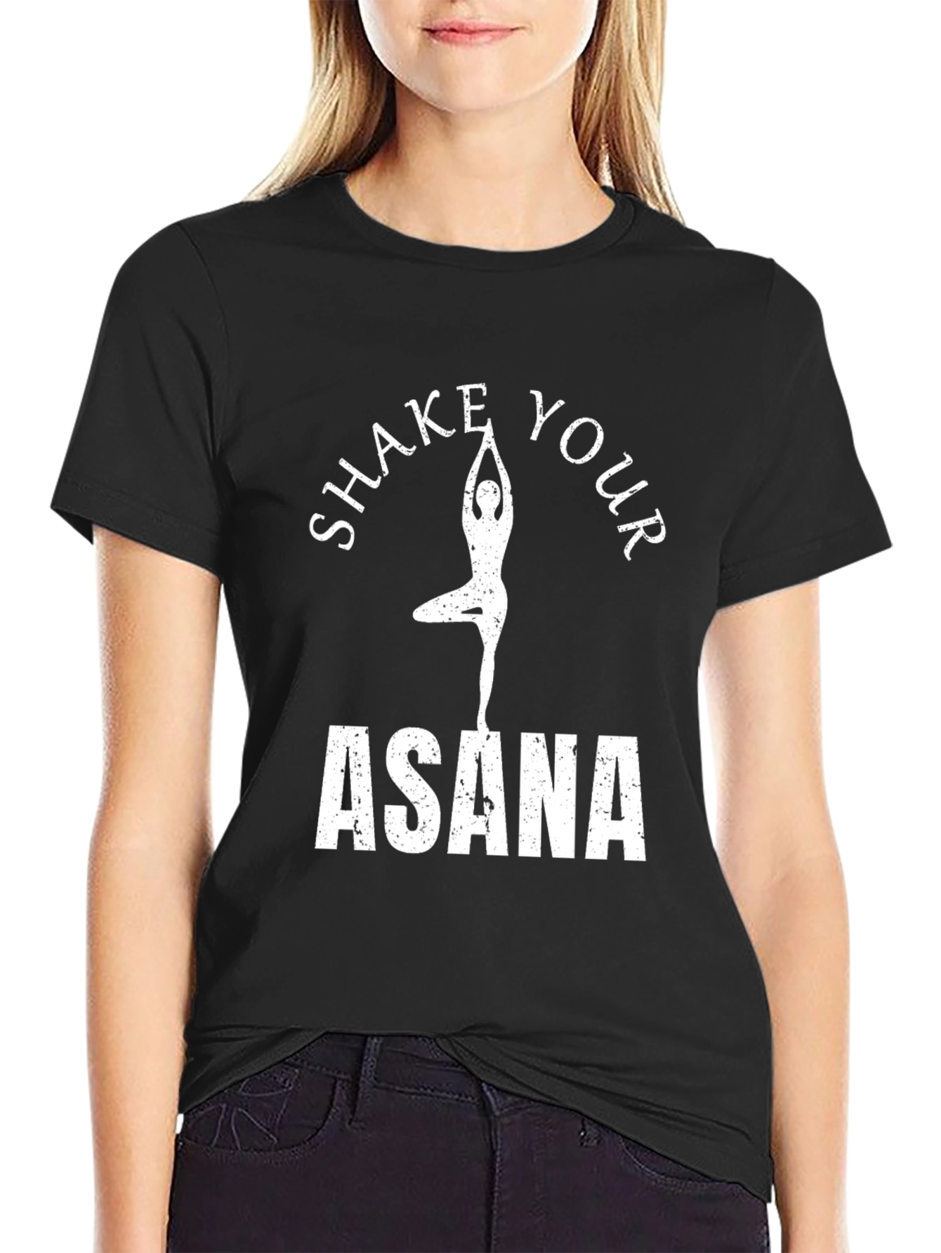 Shake Your Asana Yoga Graphic T-Shirt