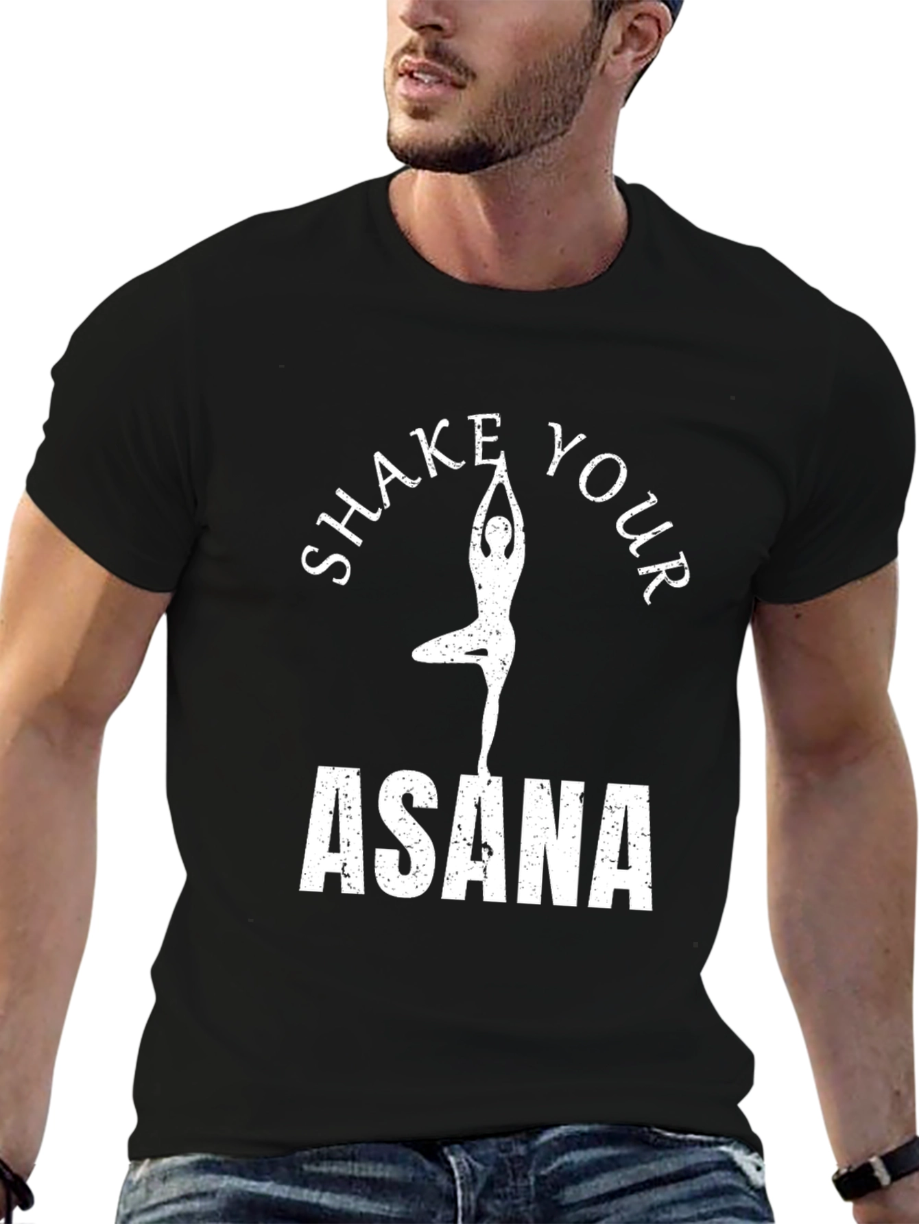 Shake Your Asana Yoga Graphic T-Shirt
