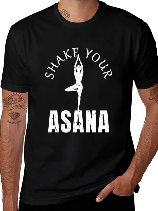 Shake Your Asana Yoga Graphic T-Shirt