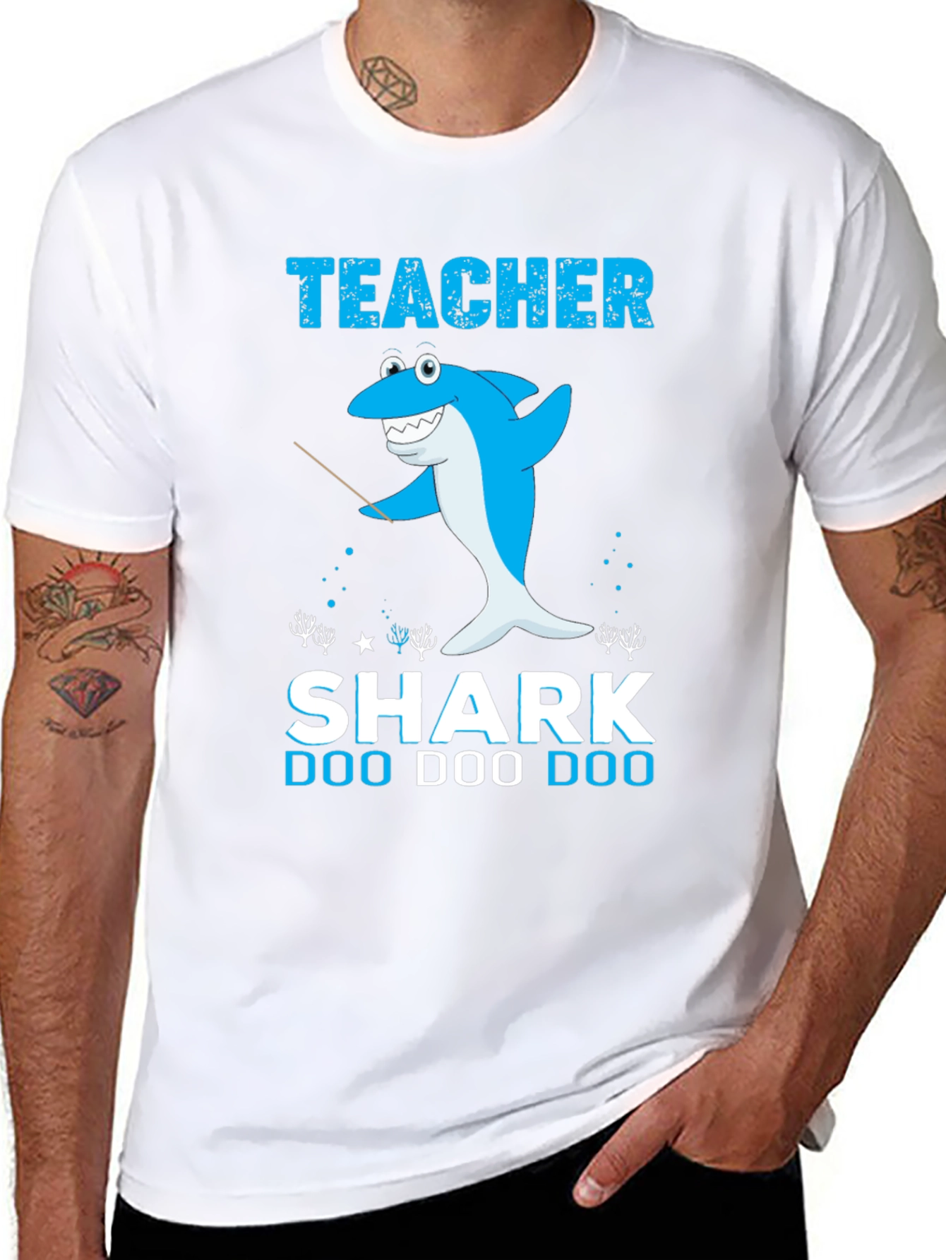 Teacher Shark Doo Doo Doo Graphic T-Shirt