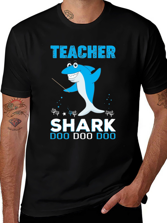 Teacher Shark Doo Doo Doo Graphic T-Shirt
