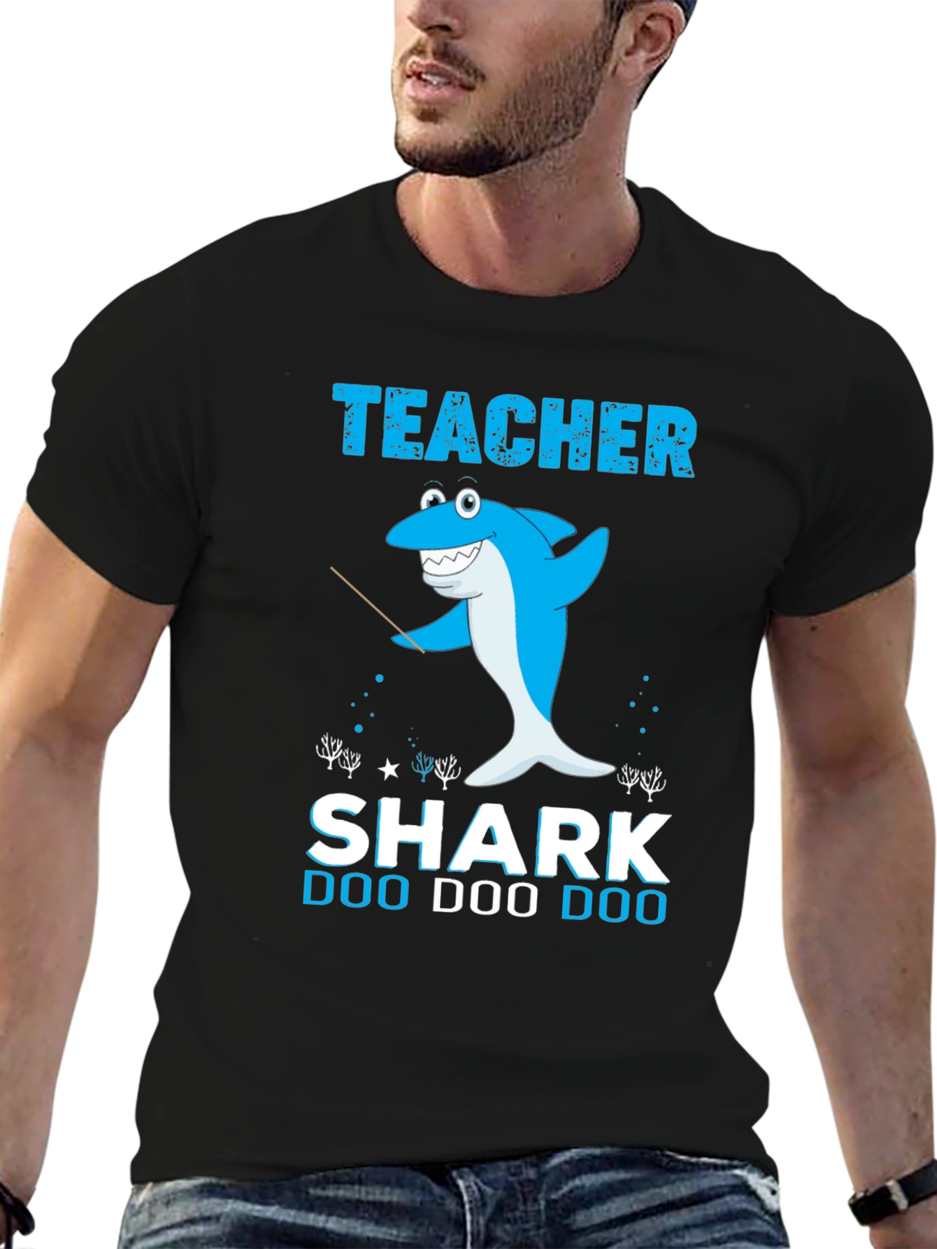 Teacher Shark Doo Doo Doo Graphic T-Shirt