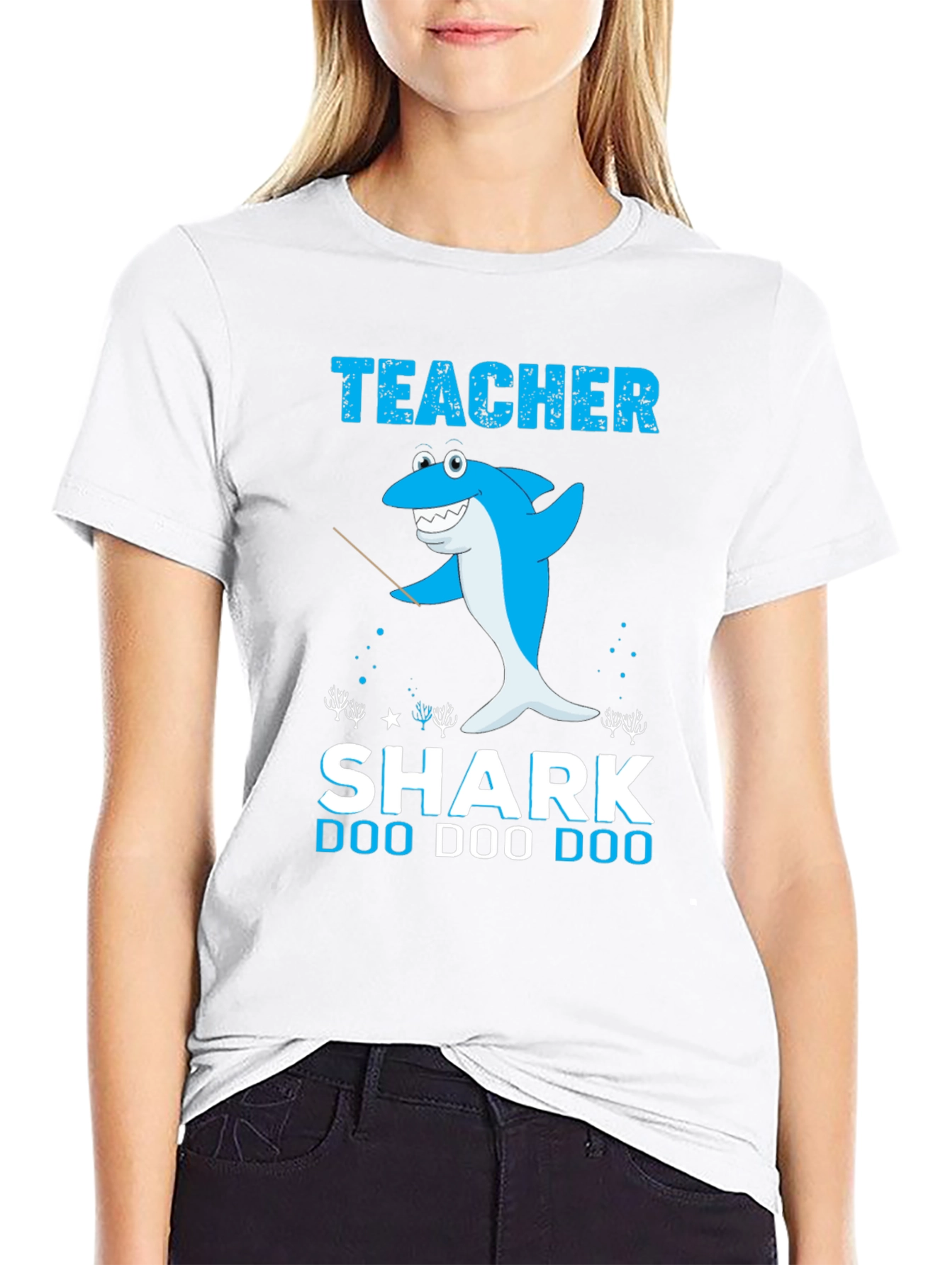 Teacher Shark Doo Doo Doo Graphic T-Shirt