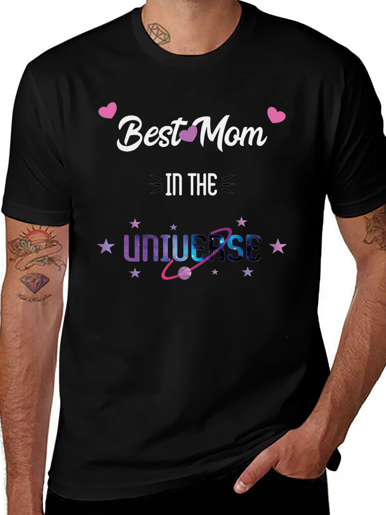 Best Mom in the Universe Graphic Tee