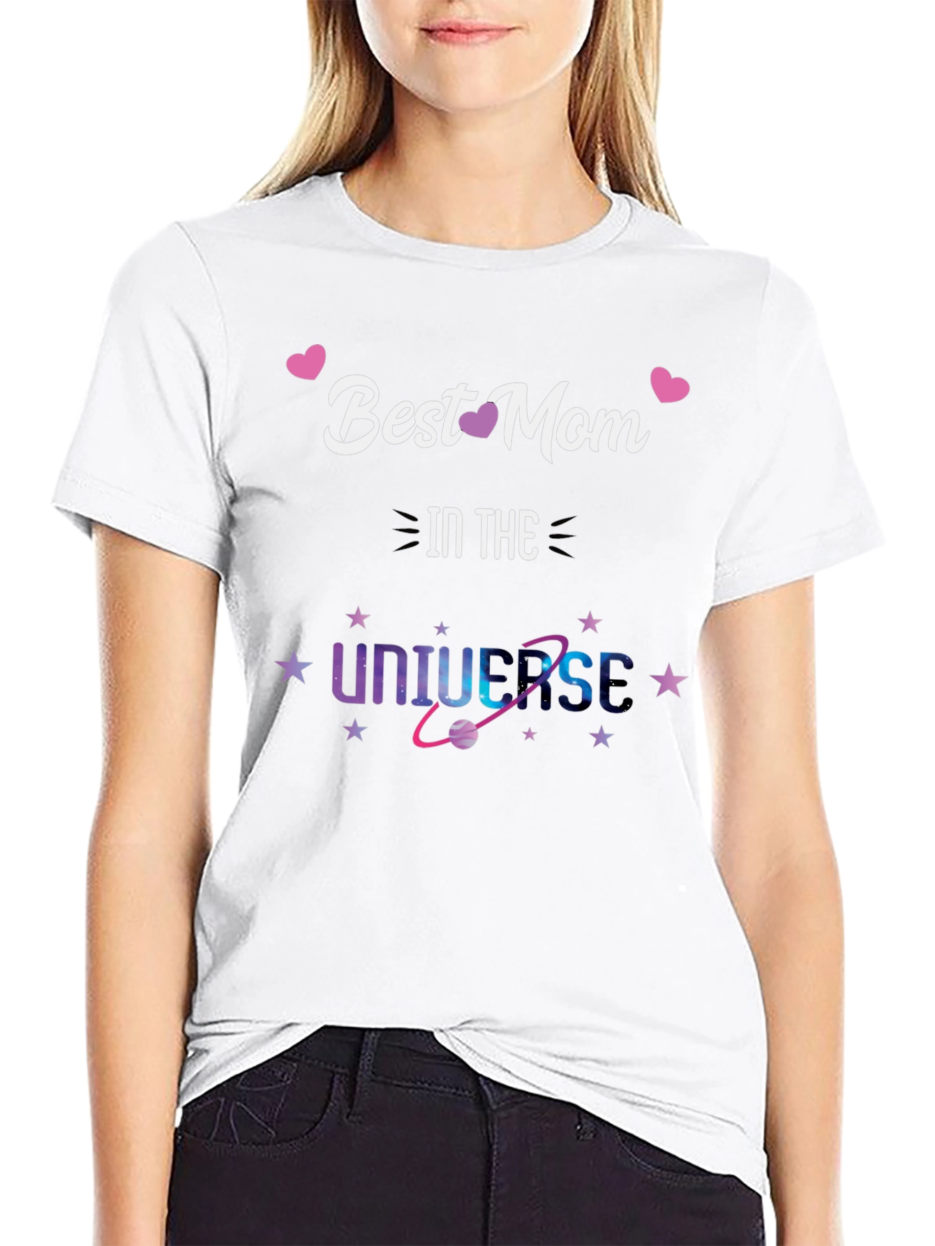 Best Mom in the Universe Graphic Tee
