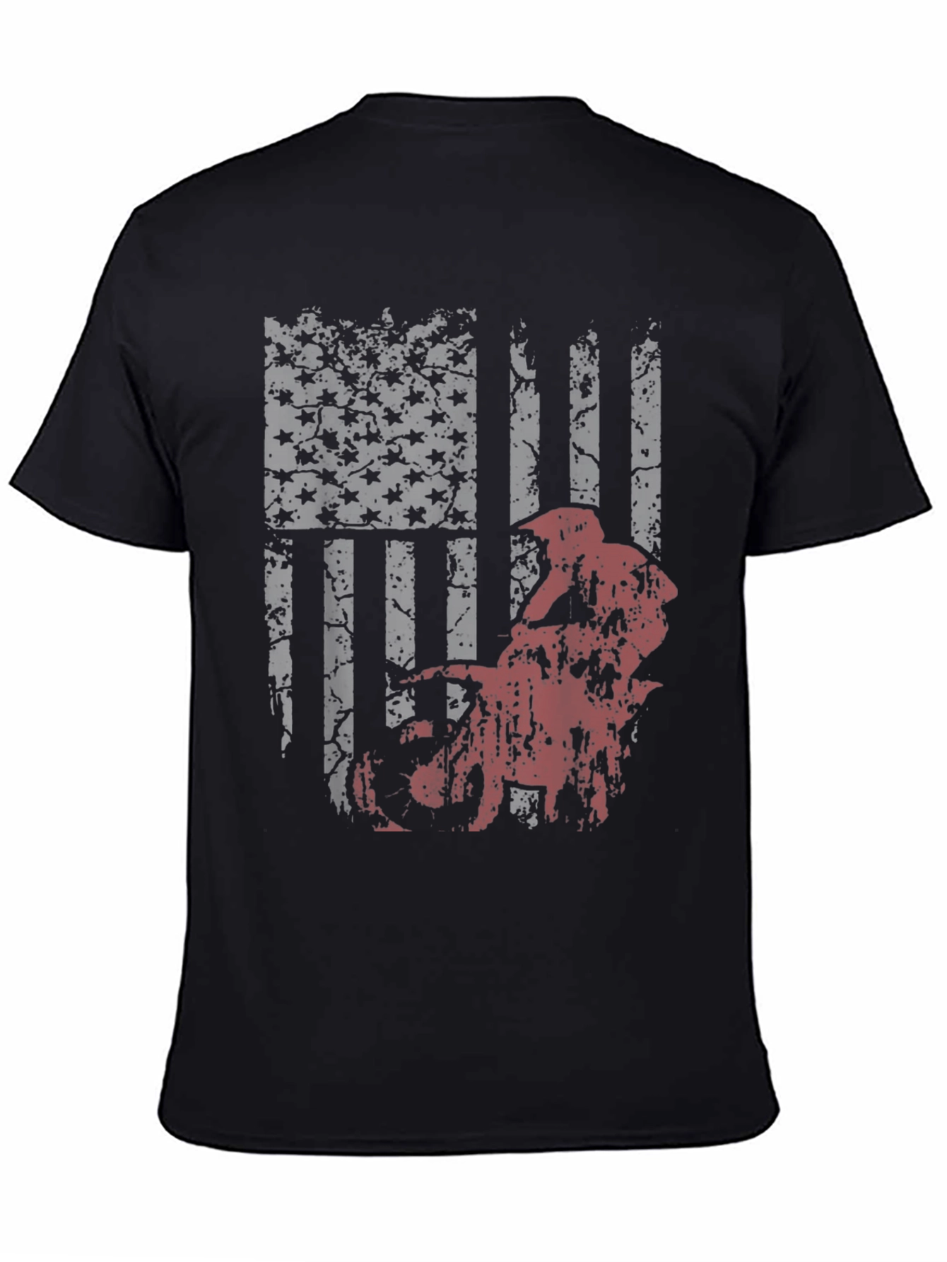 American Flag Motocross T-Shirt