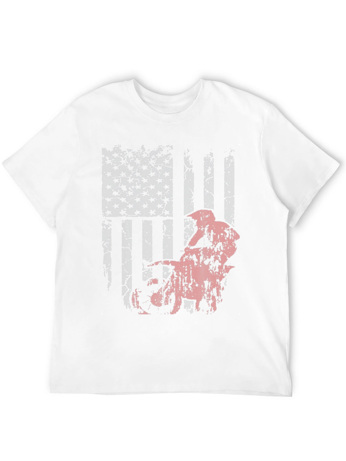 American Flag Motocross T-Shirt