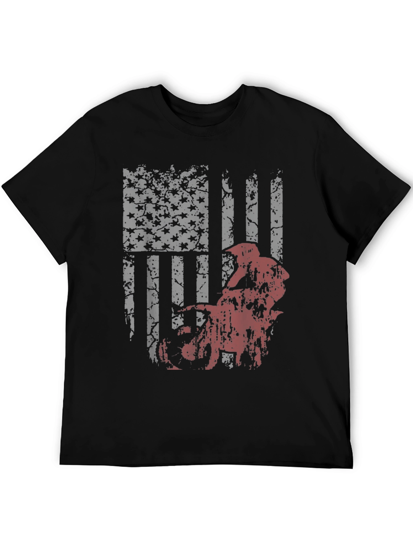 American Flag Motocross T-Shirt