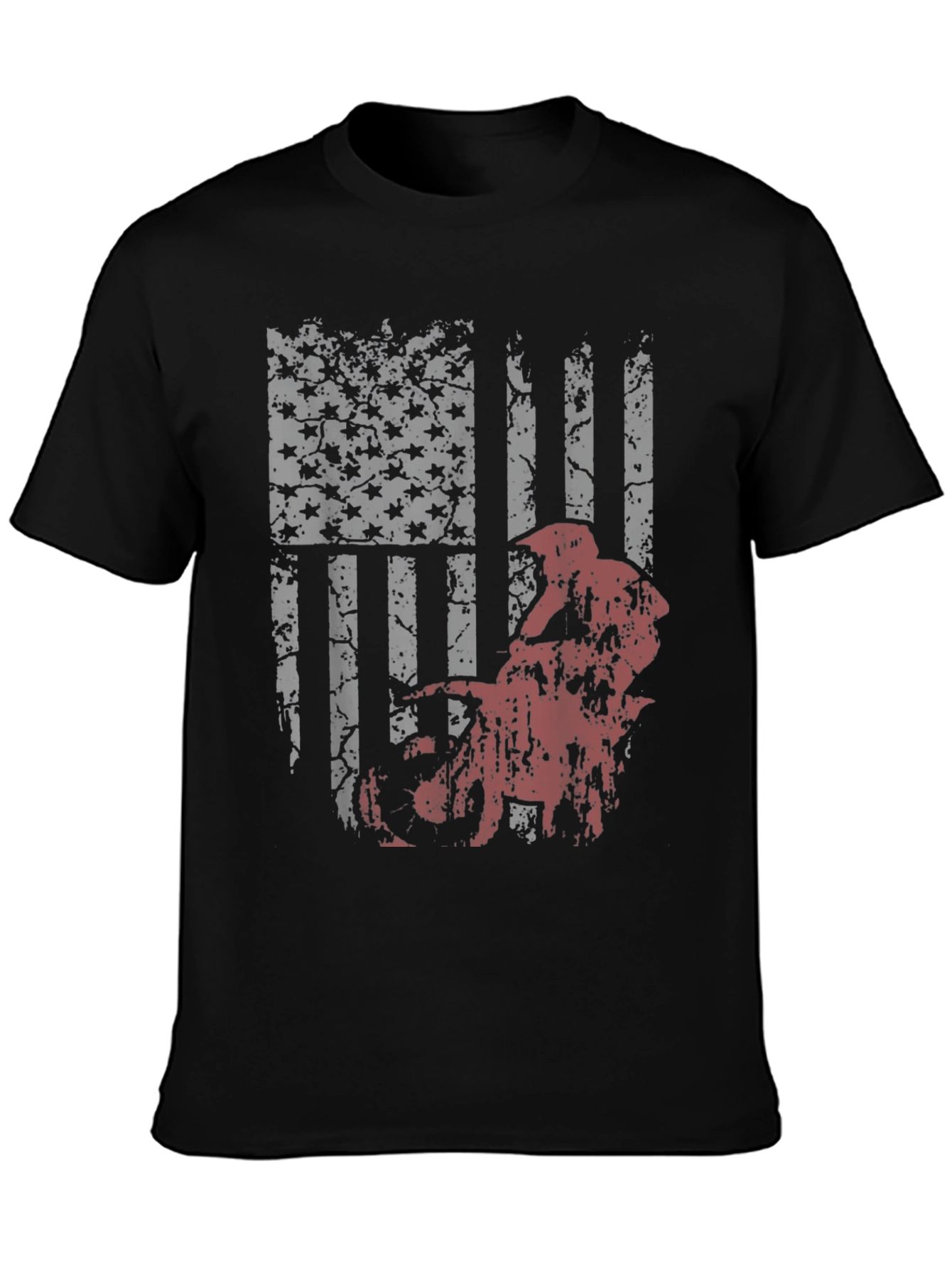 American Flag Motocross T-Shirt