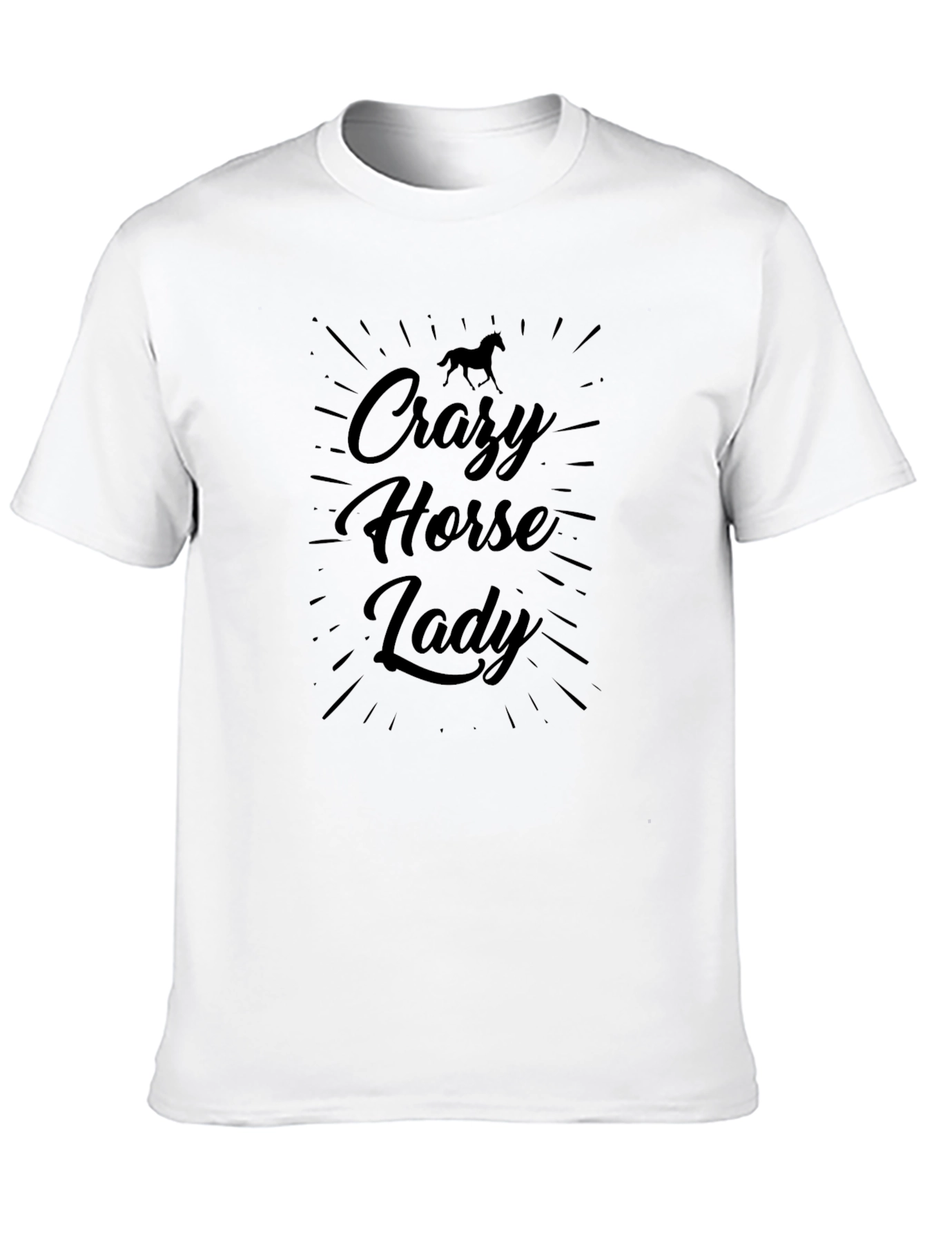 Crazy Horse Lady Graphic T-Shirt