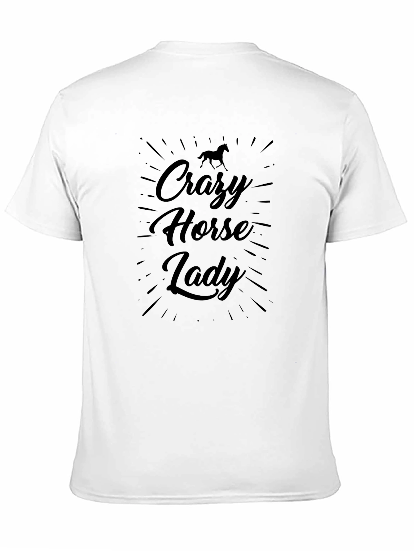 Crazy Horse Lady Graphic T-Shirt
