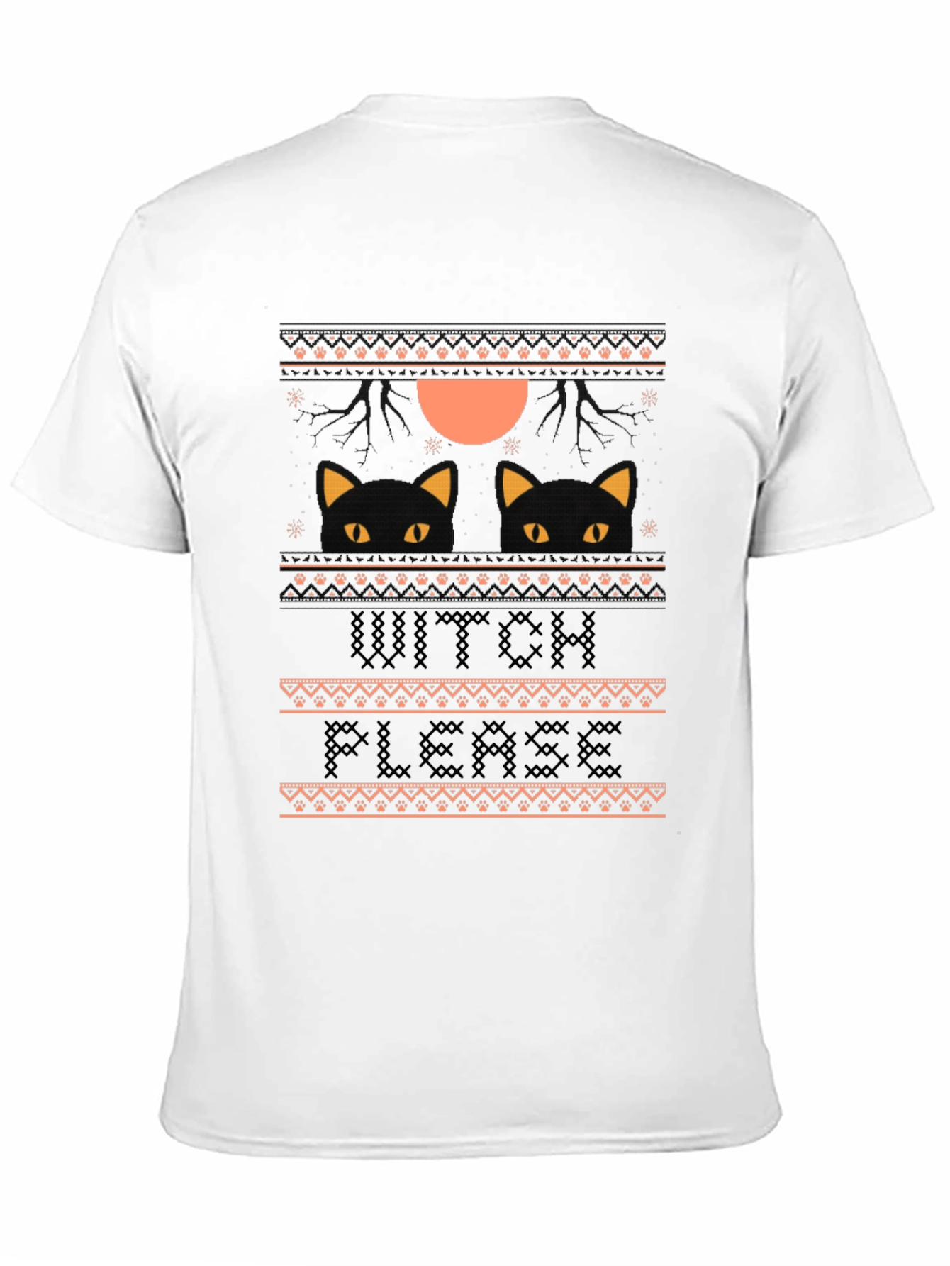 Witch Please Halloween Cat T-Shirt