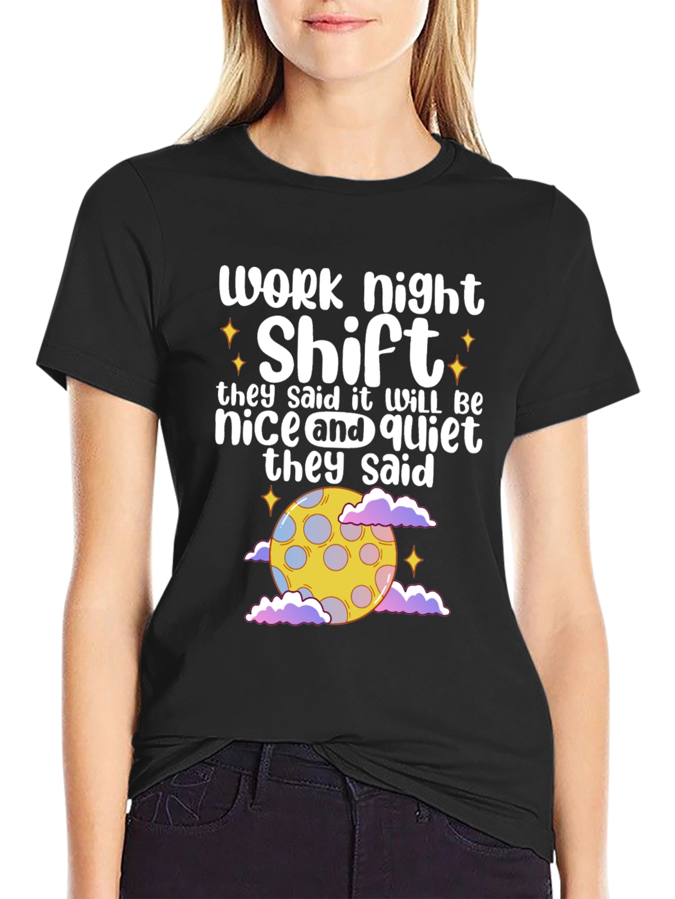 Work Night Shift T-Shirt - Nice & Quiet