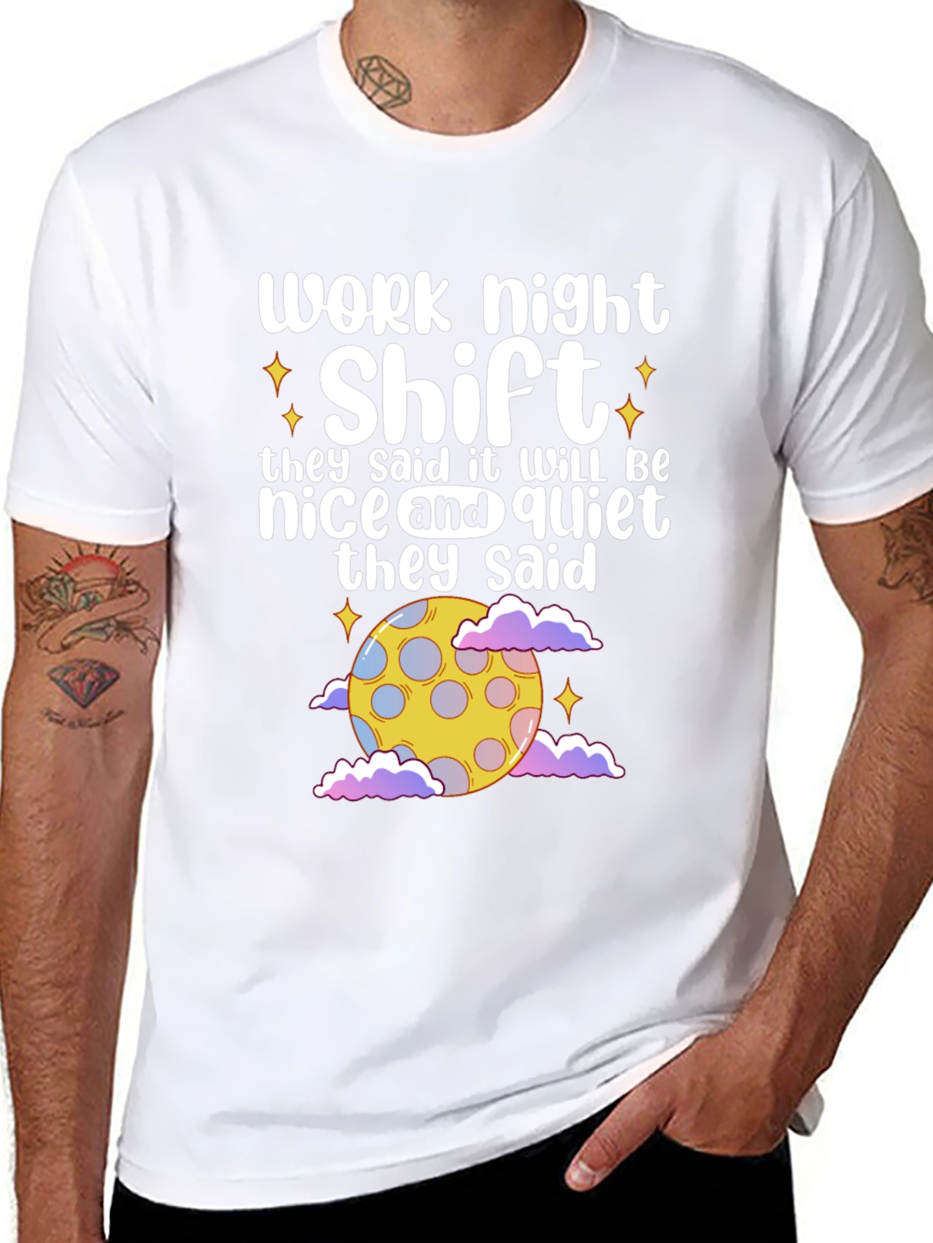 Work Night Shift T-Shirt - Nice & Quiet