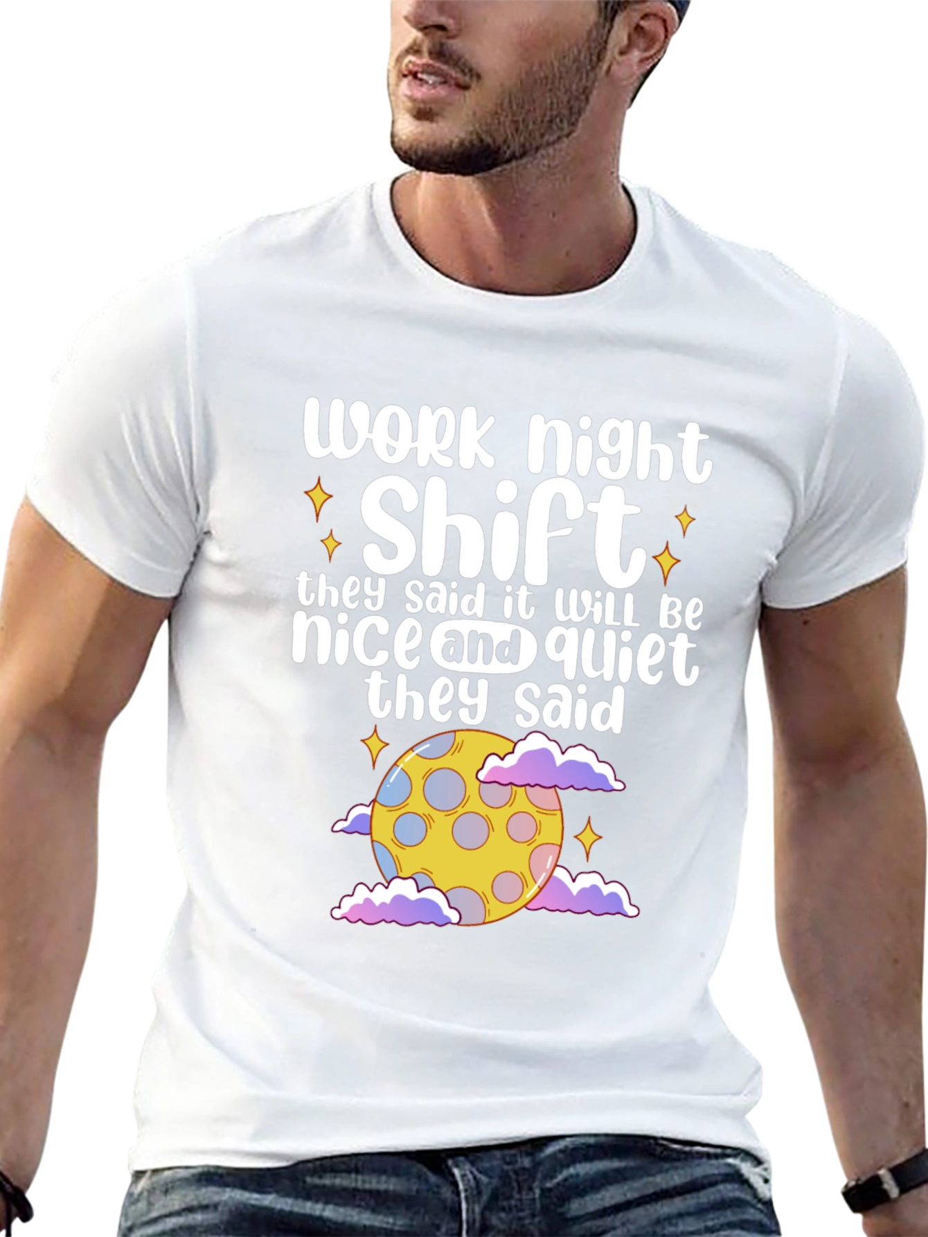 Work Night Shift T-Shirt - Nice & Quiet