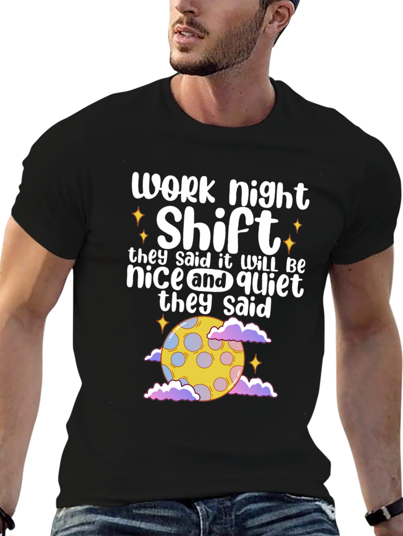 Work Night Shift T-Shirt - Nice & Quiet
