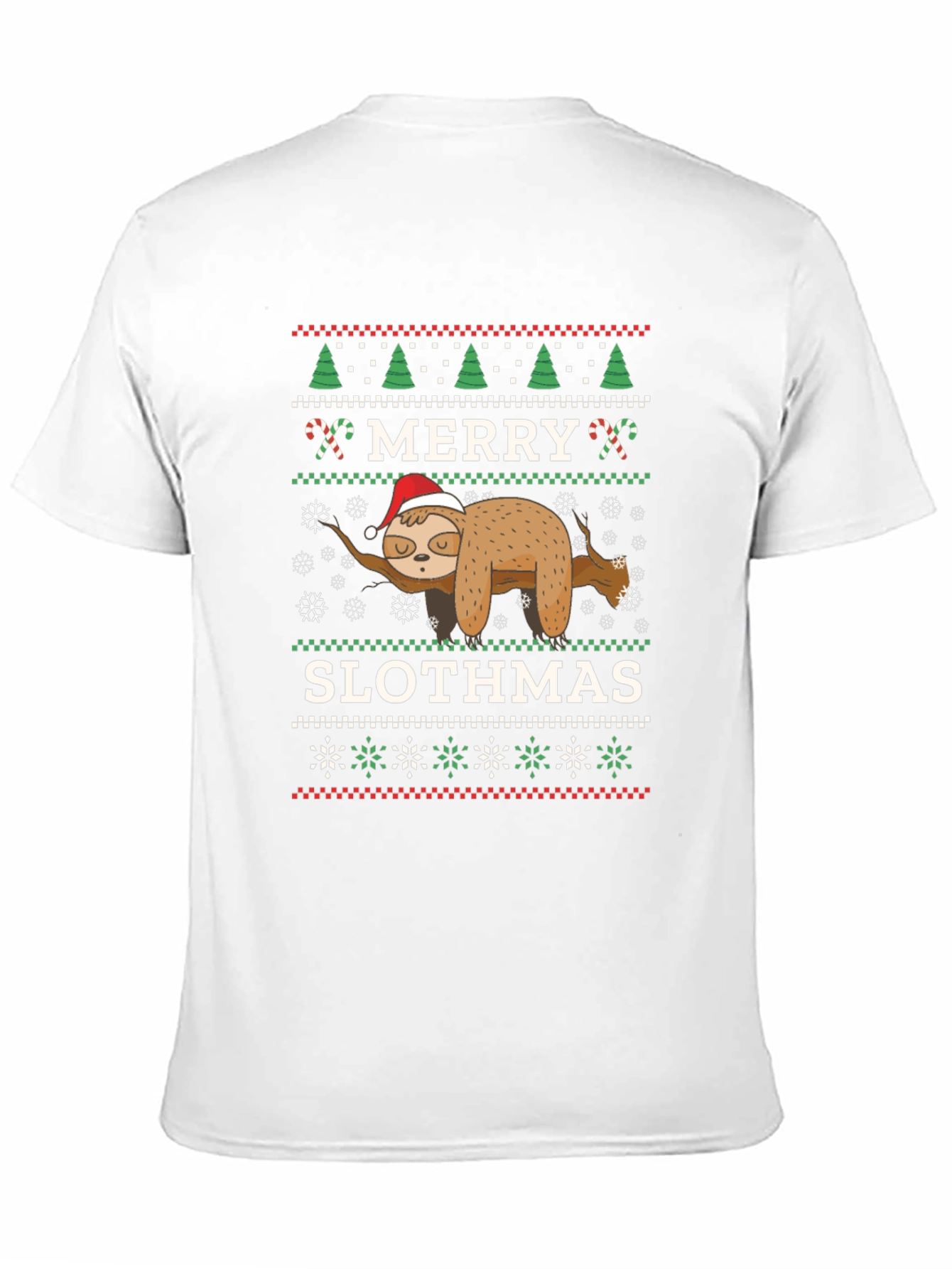 Merry Slothmas Ugly Christmas T-Shirt