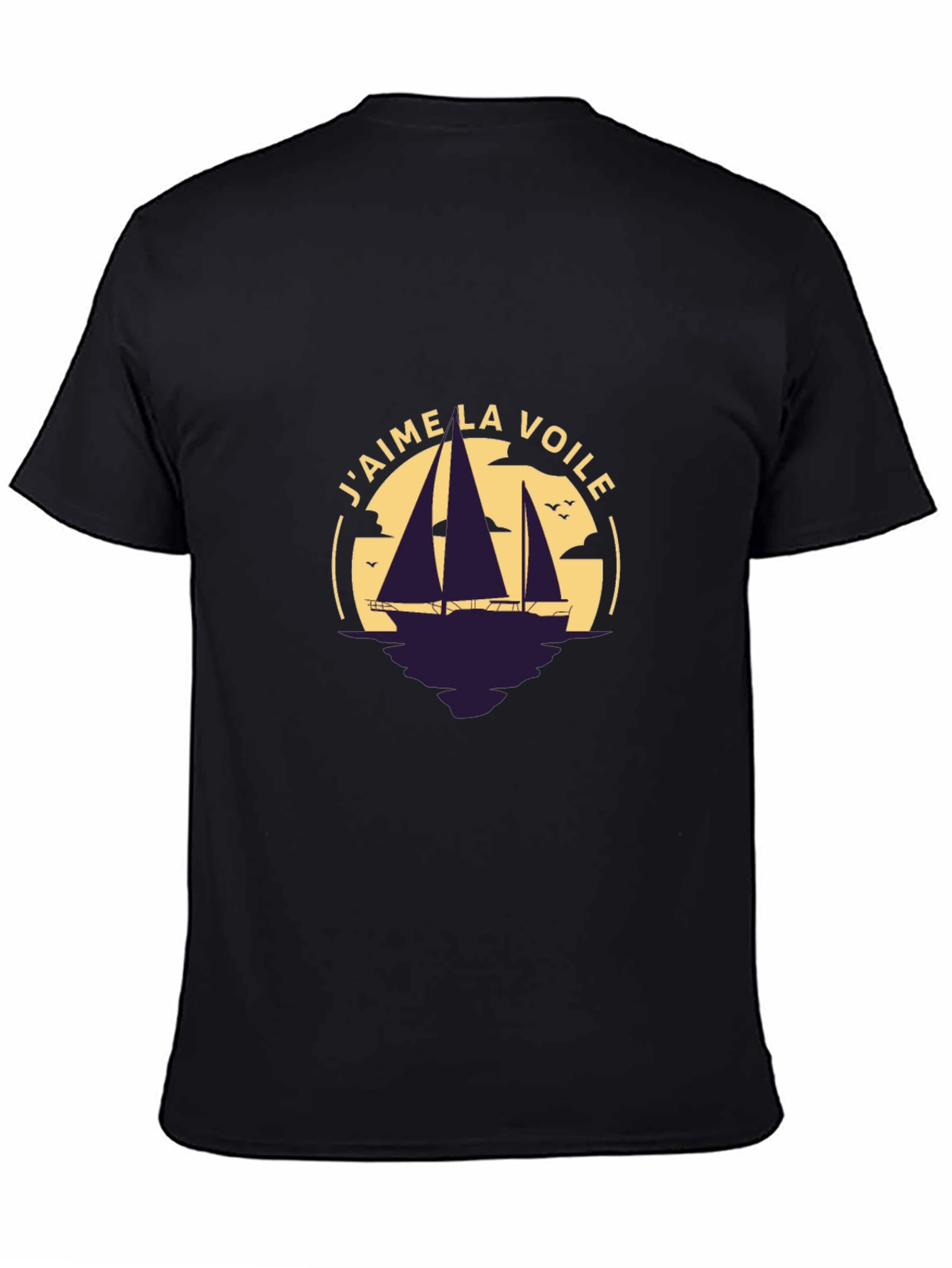 Jaime la Voile Sailing T-Shirt - Black