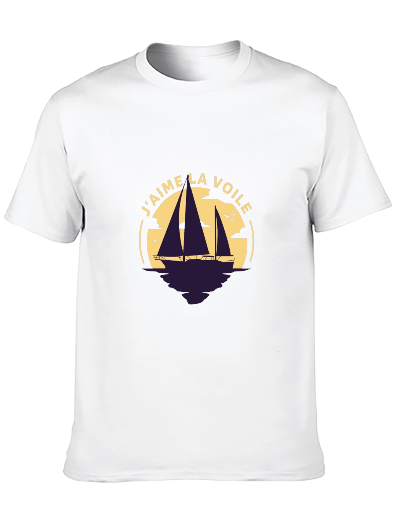 Jaime la Voile Sailing T-Shirt - Black