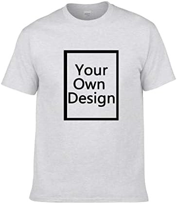 ALRRGPBCustom T Shirts for Men/Women Design Your Own Shirt Add Text Personalized Cotton Tee Printed Front/Back