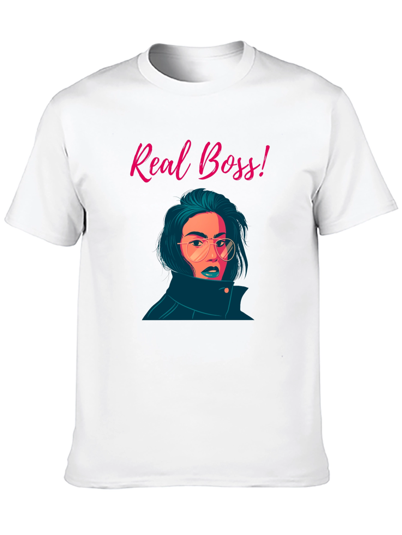 Real Boss Graphic Tee - Stylish & Confident