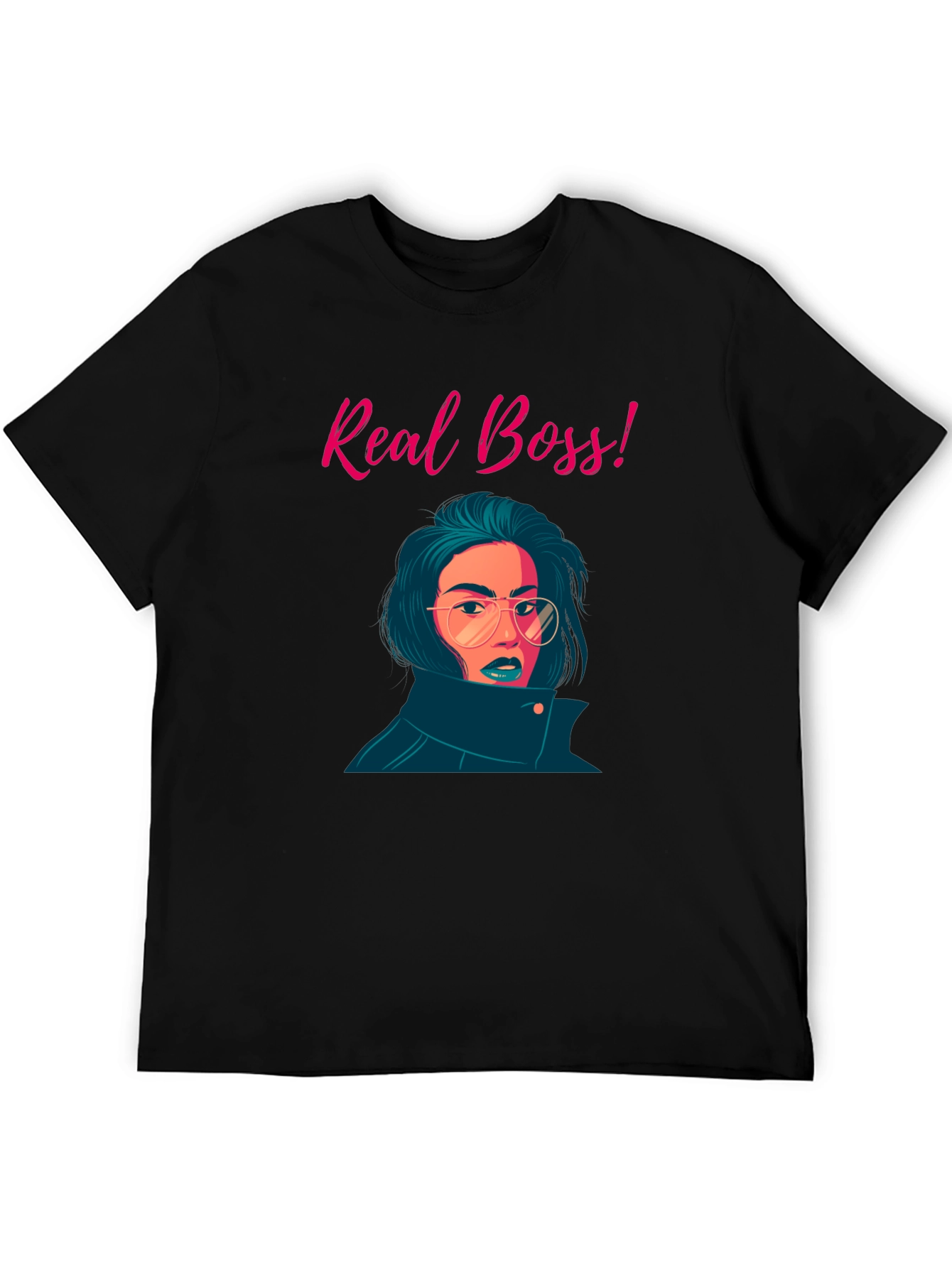 Real Boss Graphic Tee - Stylish & Confident