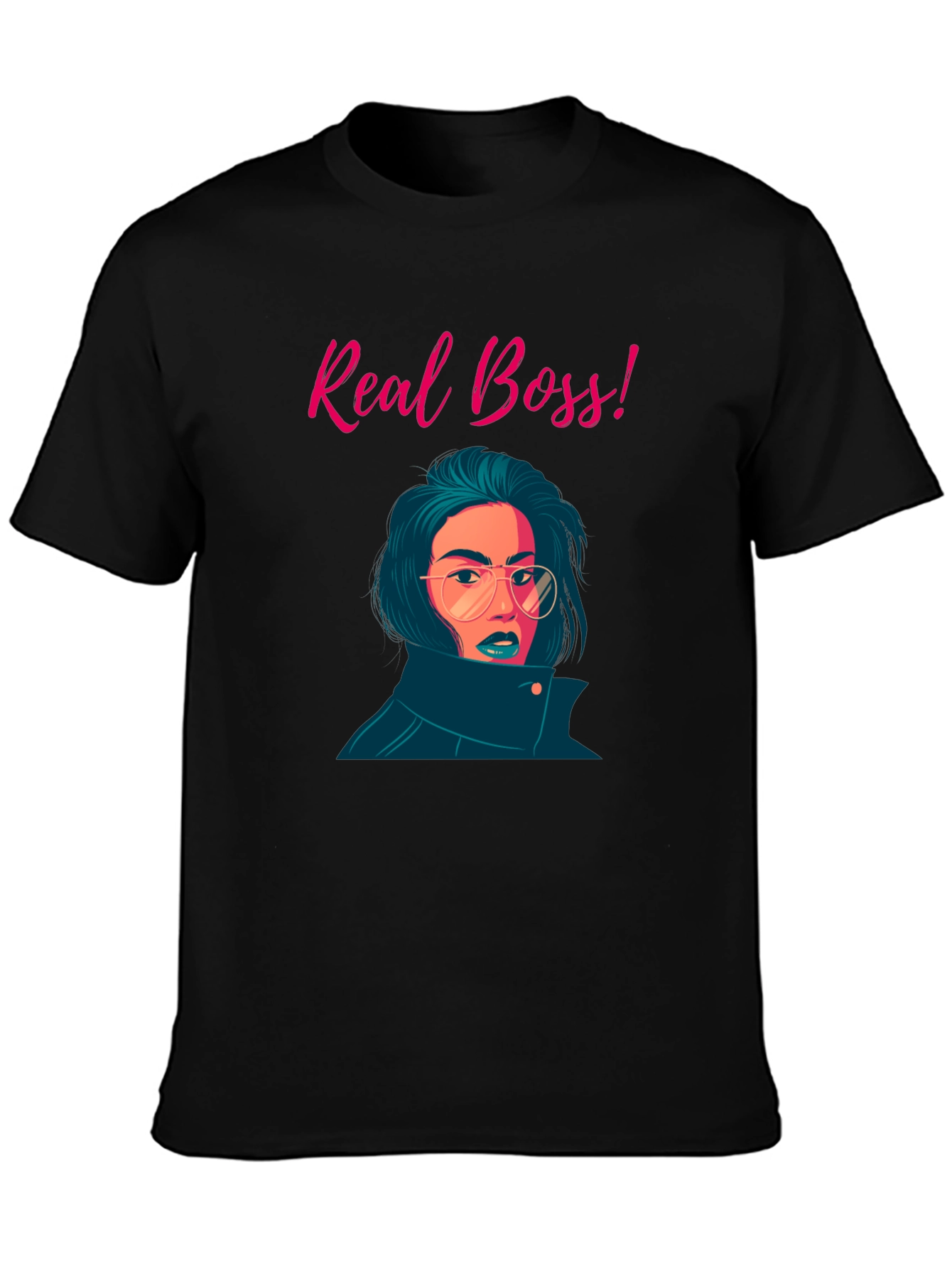 Real Boss Graphic Tee - Stylish & Confident