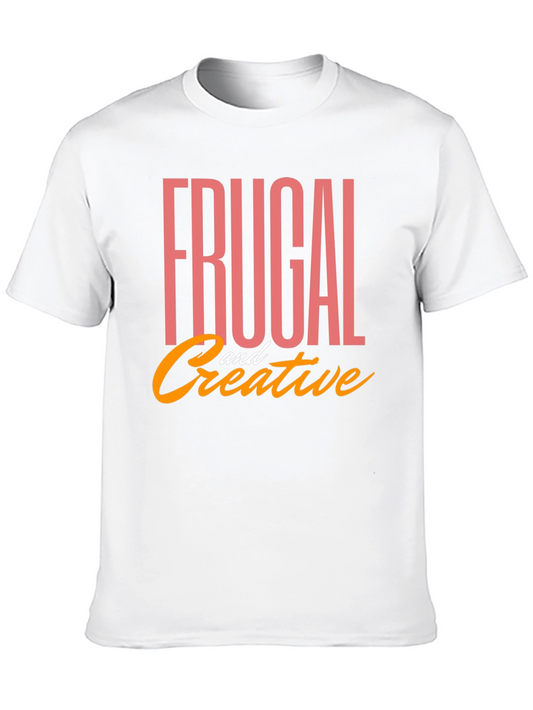 Frugal and Creative Graphic T-Shirt