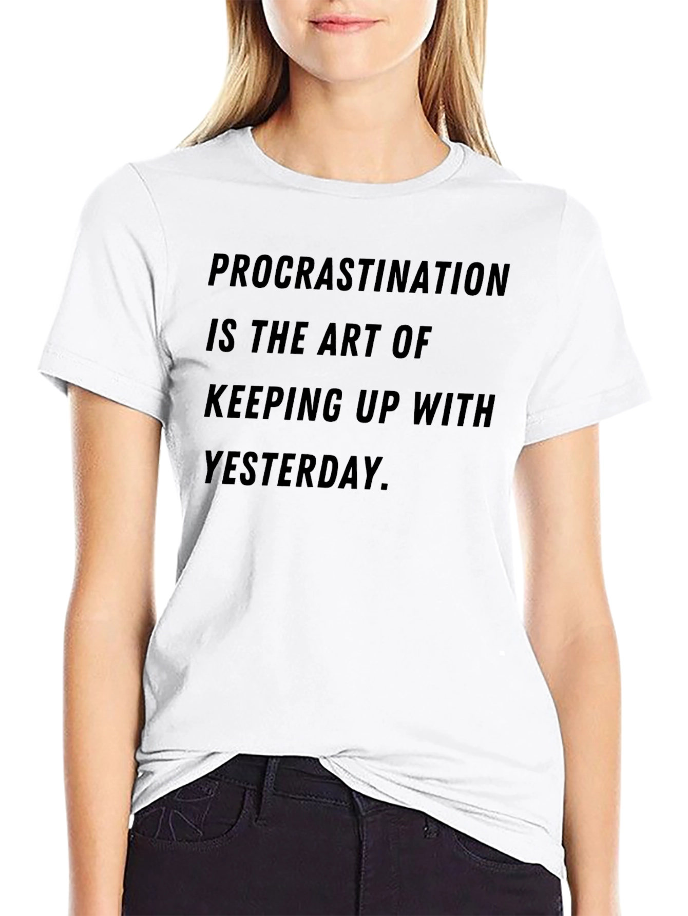 Procrastination Art T-Shirt - Humorous Graphic Tee